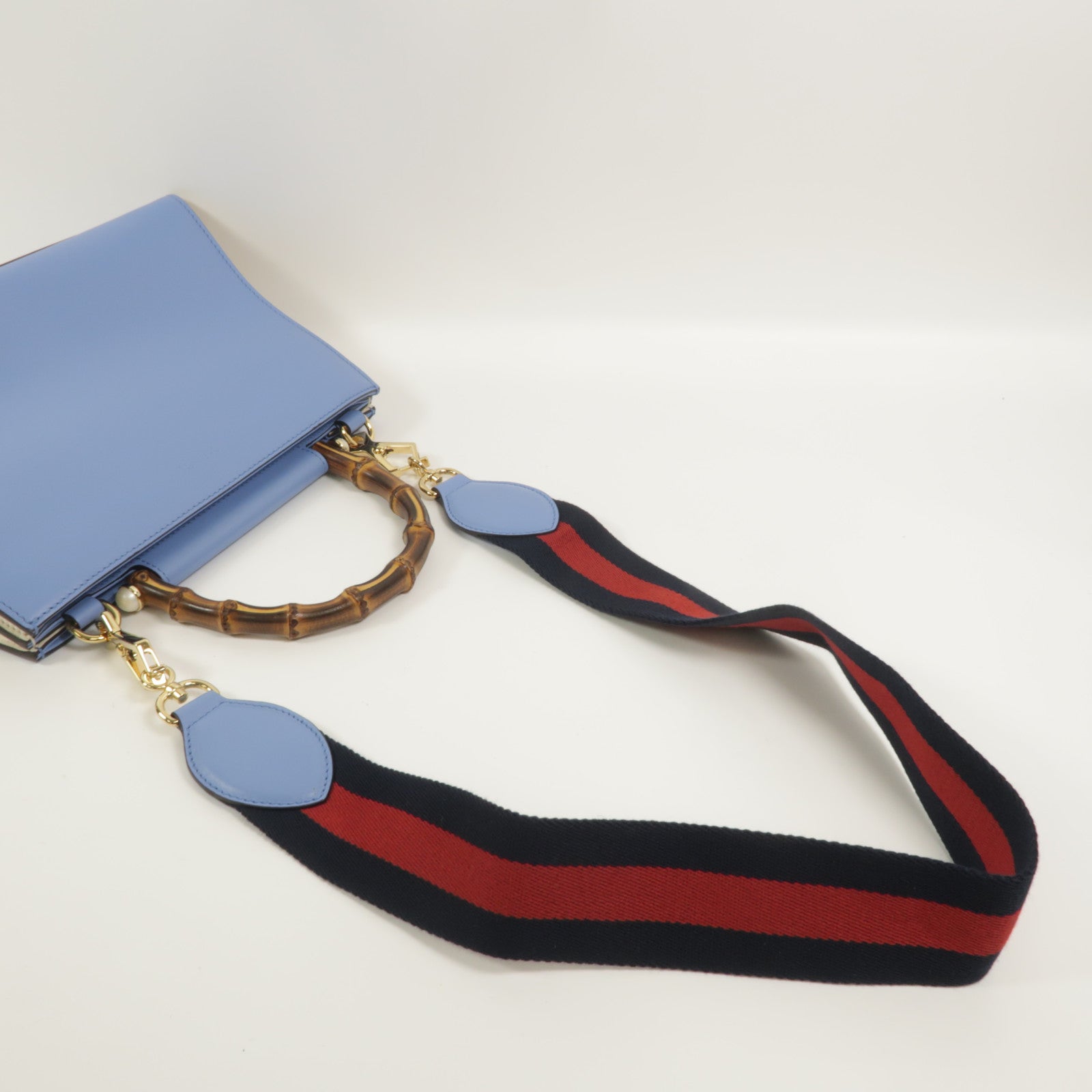 GUCCI 牛皮皮革Nymphaea手挽肩背兩用袋