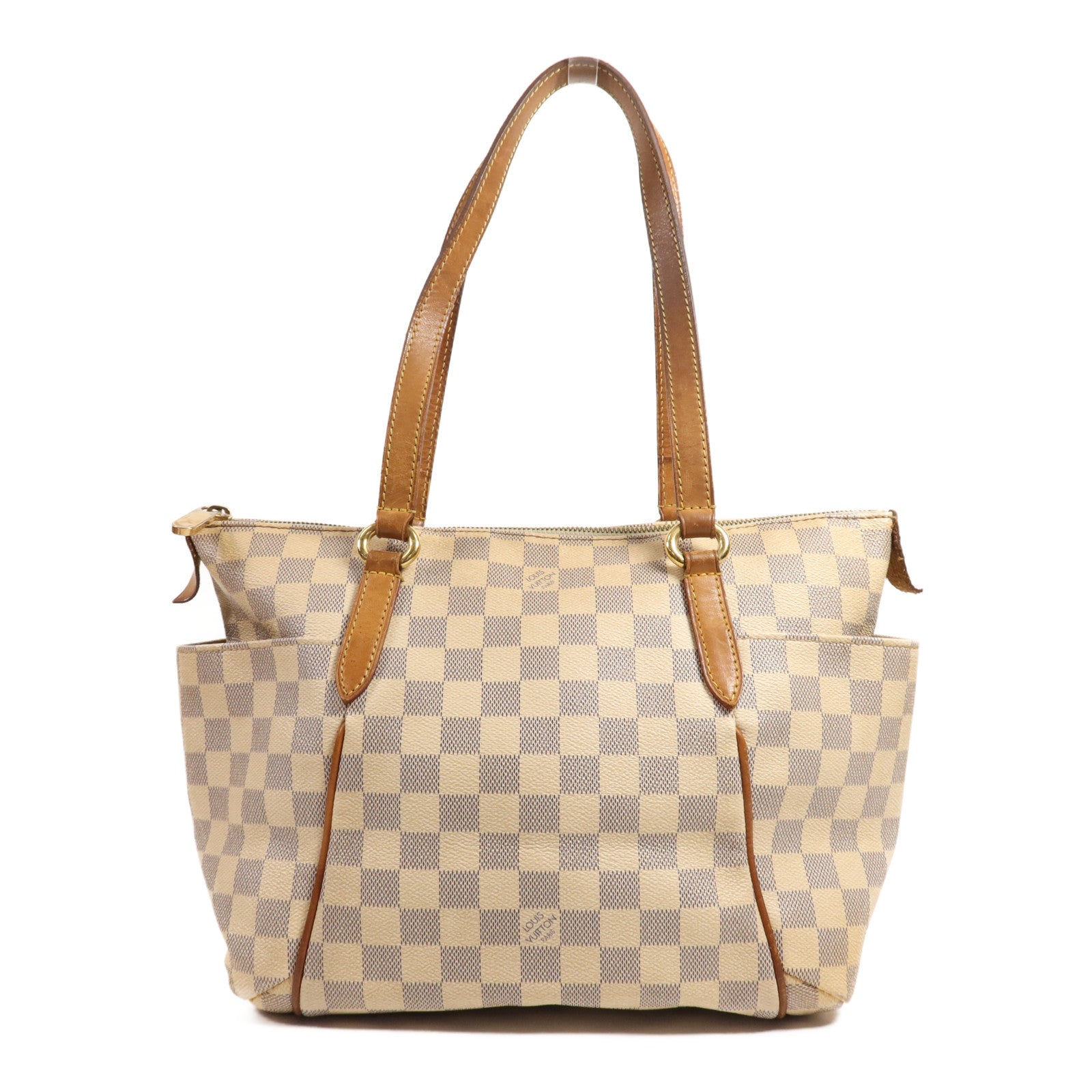LOUIS VUITTON Damier Azur Totally PM金扣肩背袋