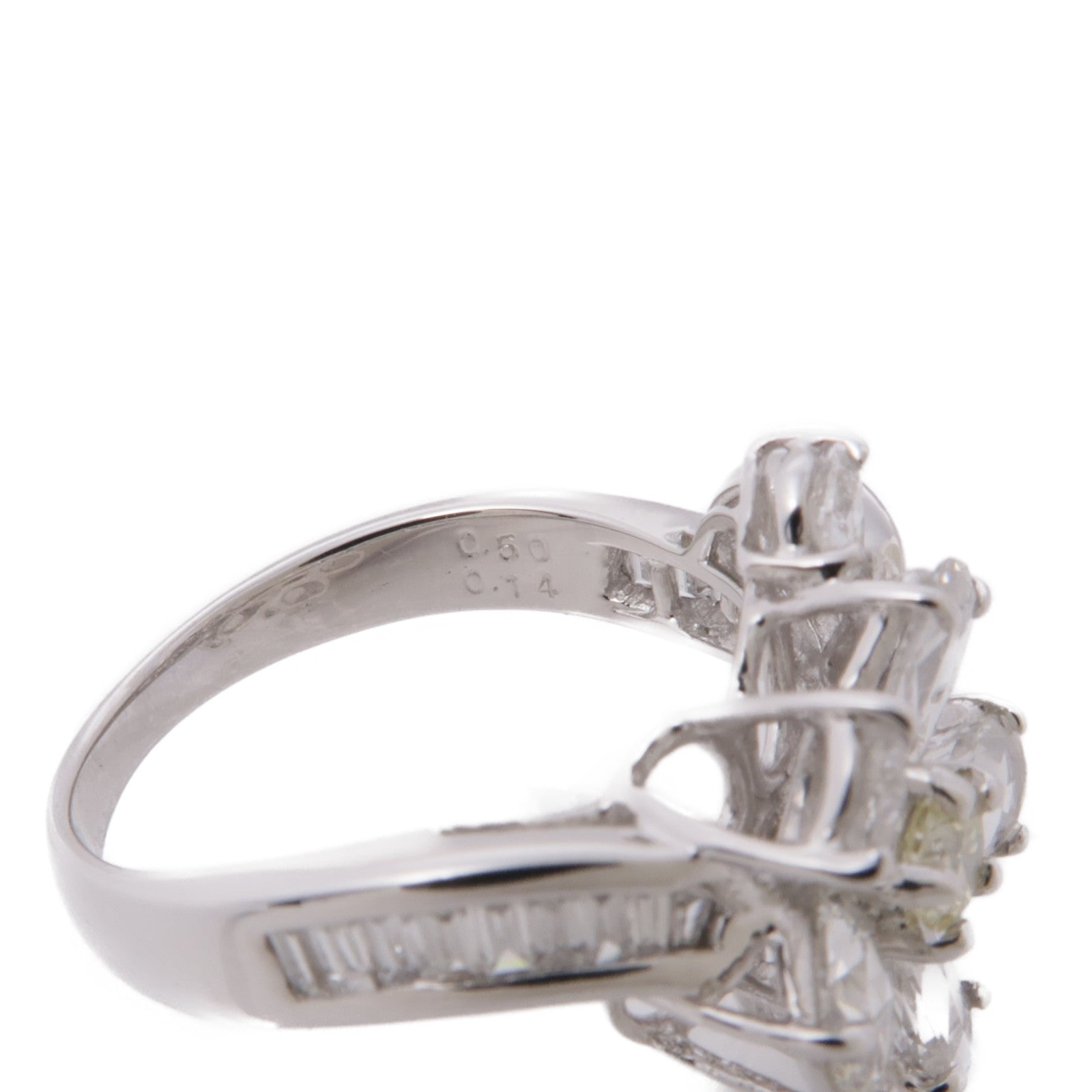 JEWELRY 【激減優惠】18K白金Diamond Ring鑽石戒指US#5.5