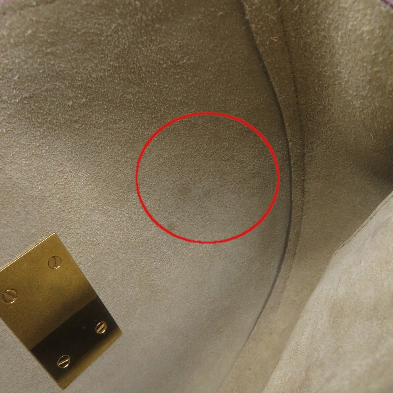 Chloe 【激減優惠】羊皮皮革Drew Shoulder Bag金扣鏈帶肩背袋紅色