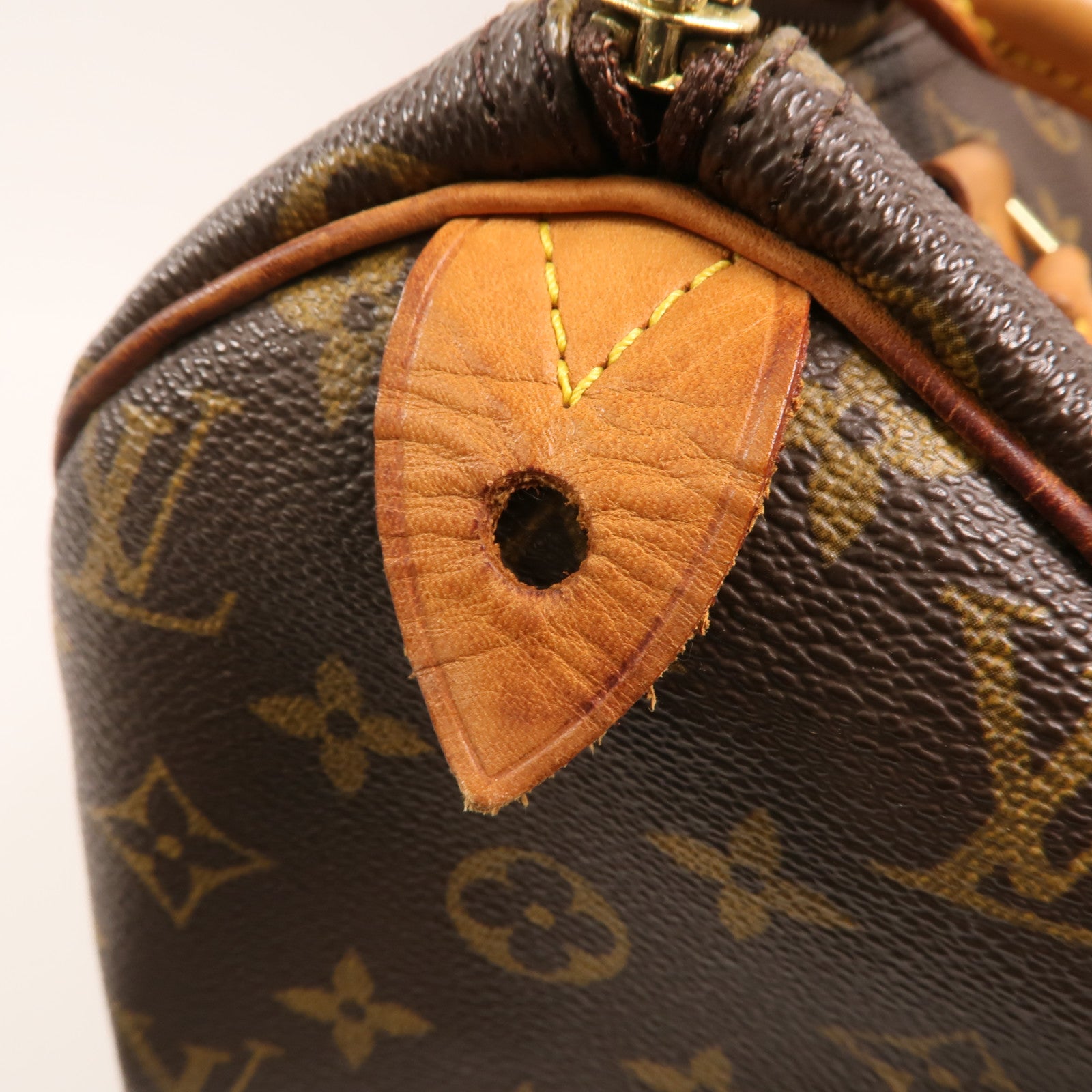 LOUIS VUITTON Monogram Speedy 30金扣手挽袋