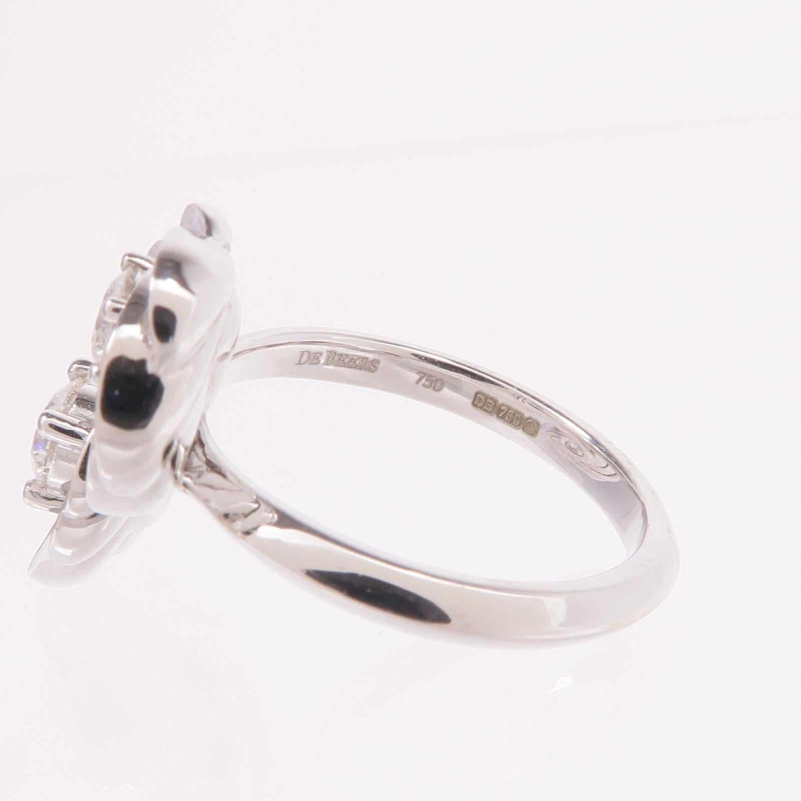 JEWELRY 【激減優惠】18K白金Diamond Ring鑽石戒指US#4.75