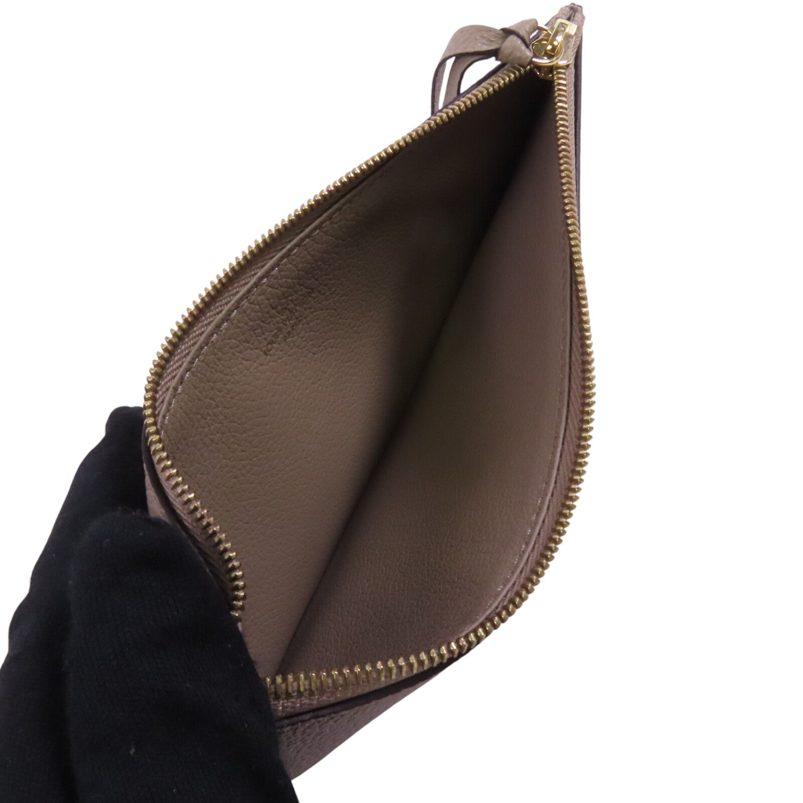 LOUIS VUITTON Monogram Empreinte Felicie Pochette金扣鏈帶肩背袋