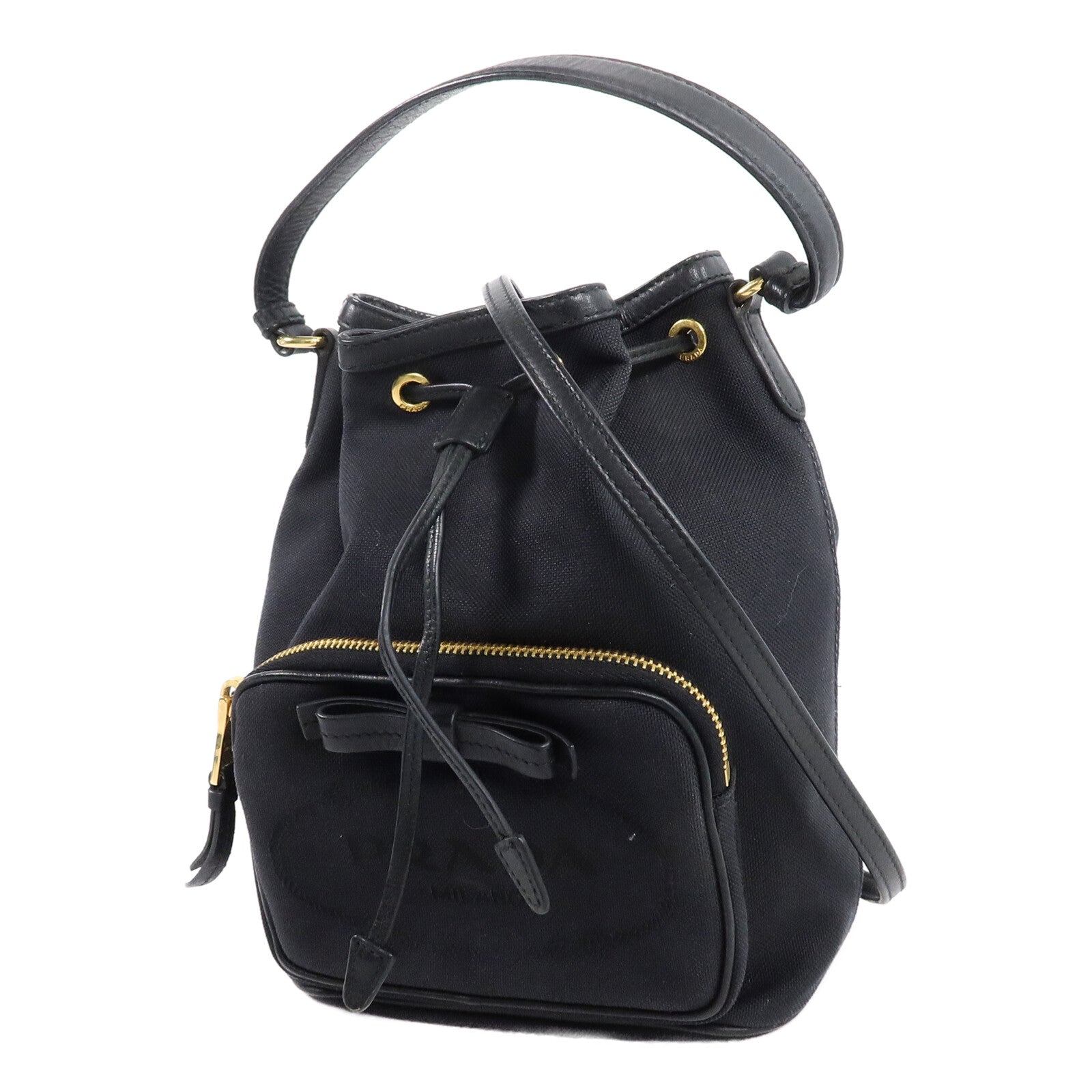 PRADA 帆布2 Way Shoulder Bag手挽肩背兩用袋