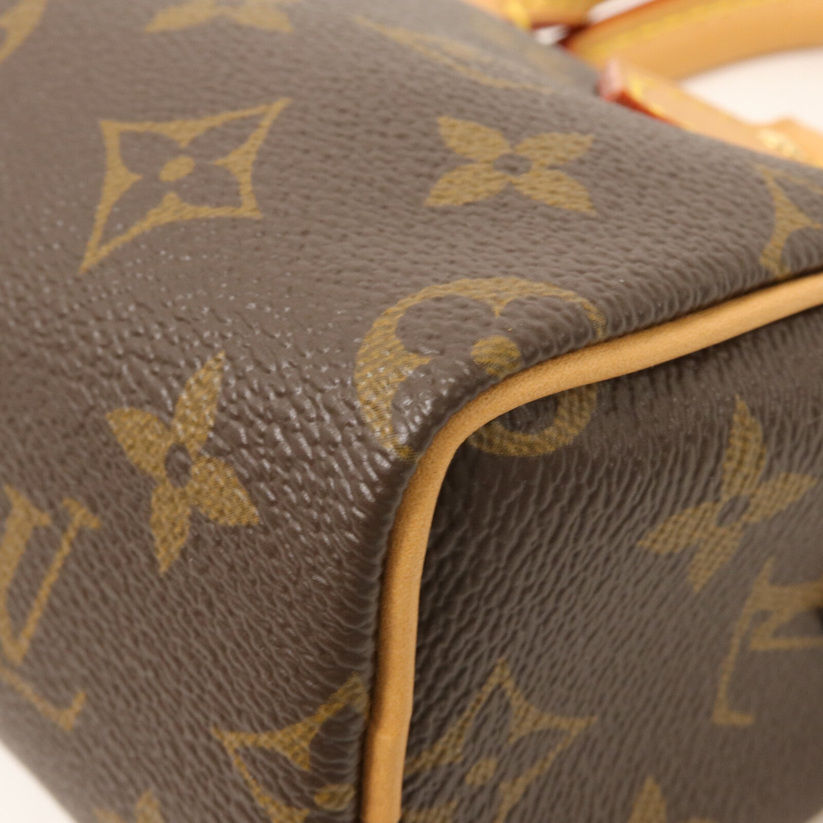 LOUIS VUITTON Monogram Nano Speedy手挽肩背兩用袋