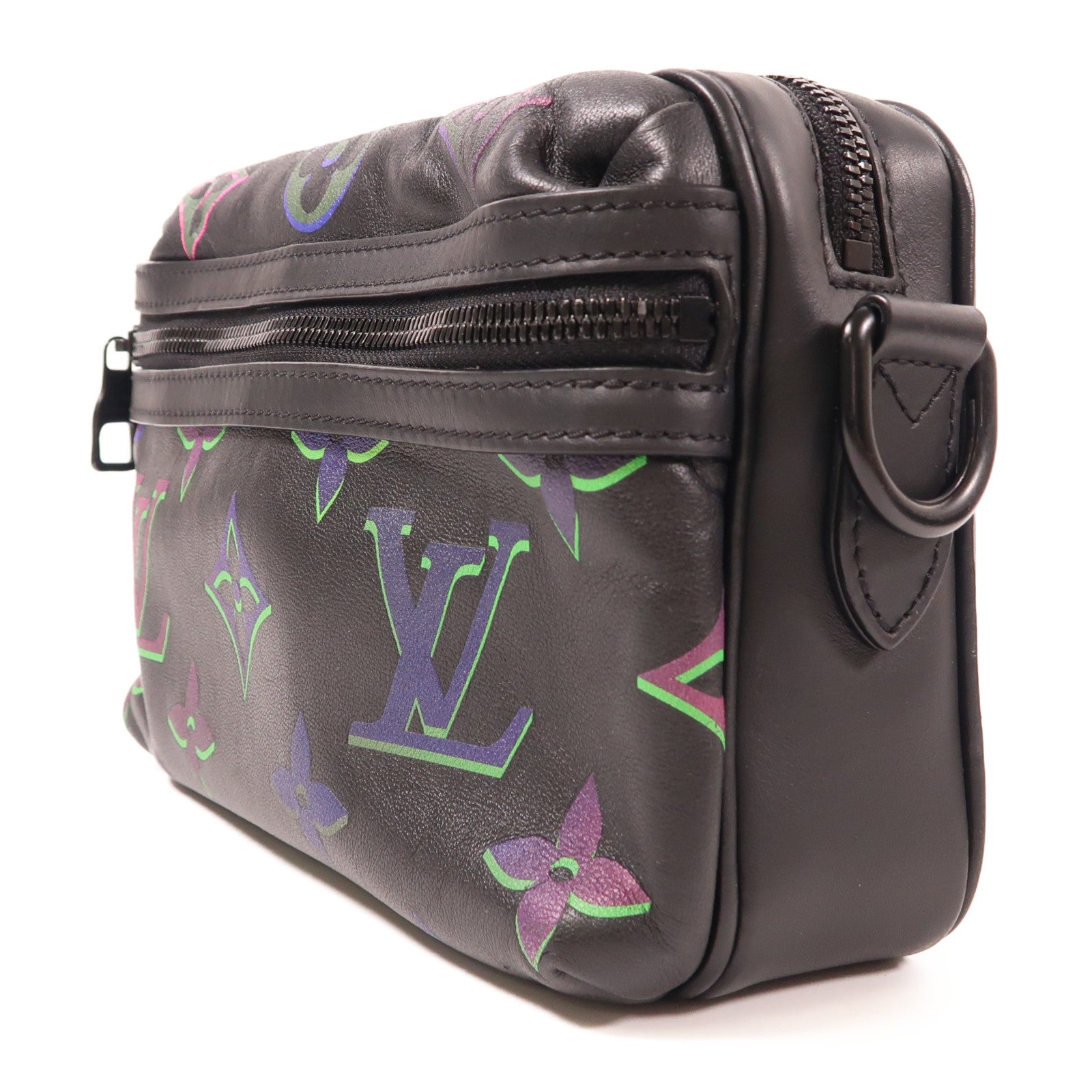 LOUIS VUITTON 牛皮皮革Comet Messenger PM肩背袋