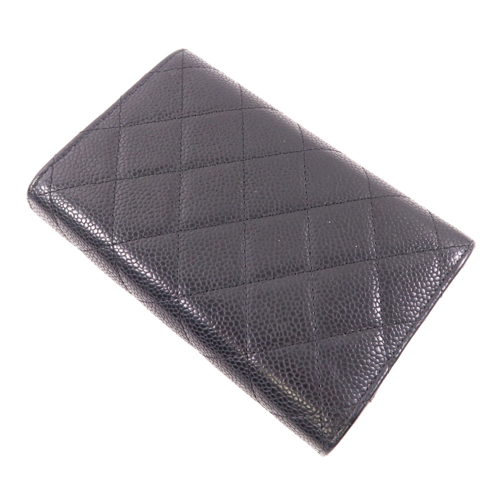 CHANEL 牛皮皮革Wallet銀扣錢包