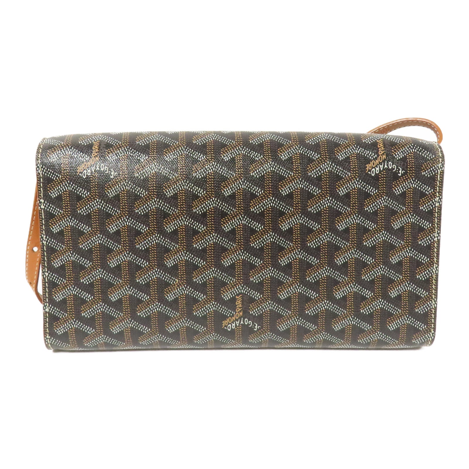 GOYARD 塗層帆布Monte-Carlo銀扣肩背袋