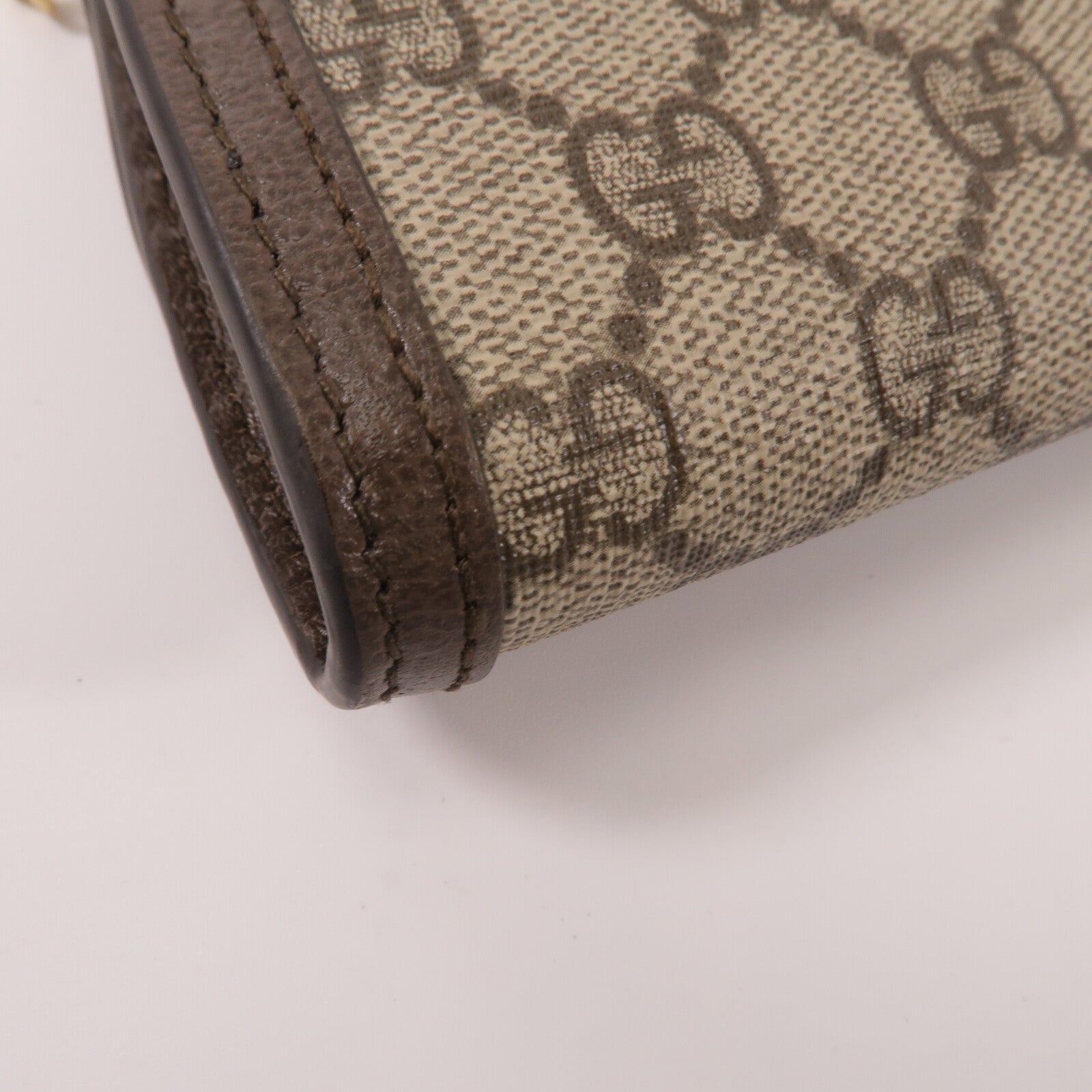 GUCCI 塗層帆布Blondie Wallet With Chain鏈帶肩背袋