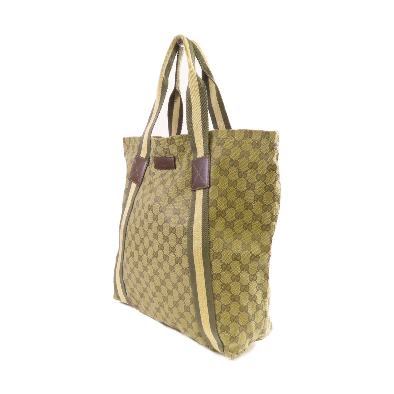 GUCCI GG帆布Tote Bag手挽袋綠色