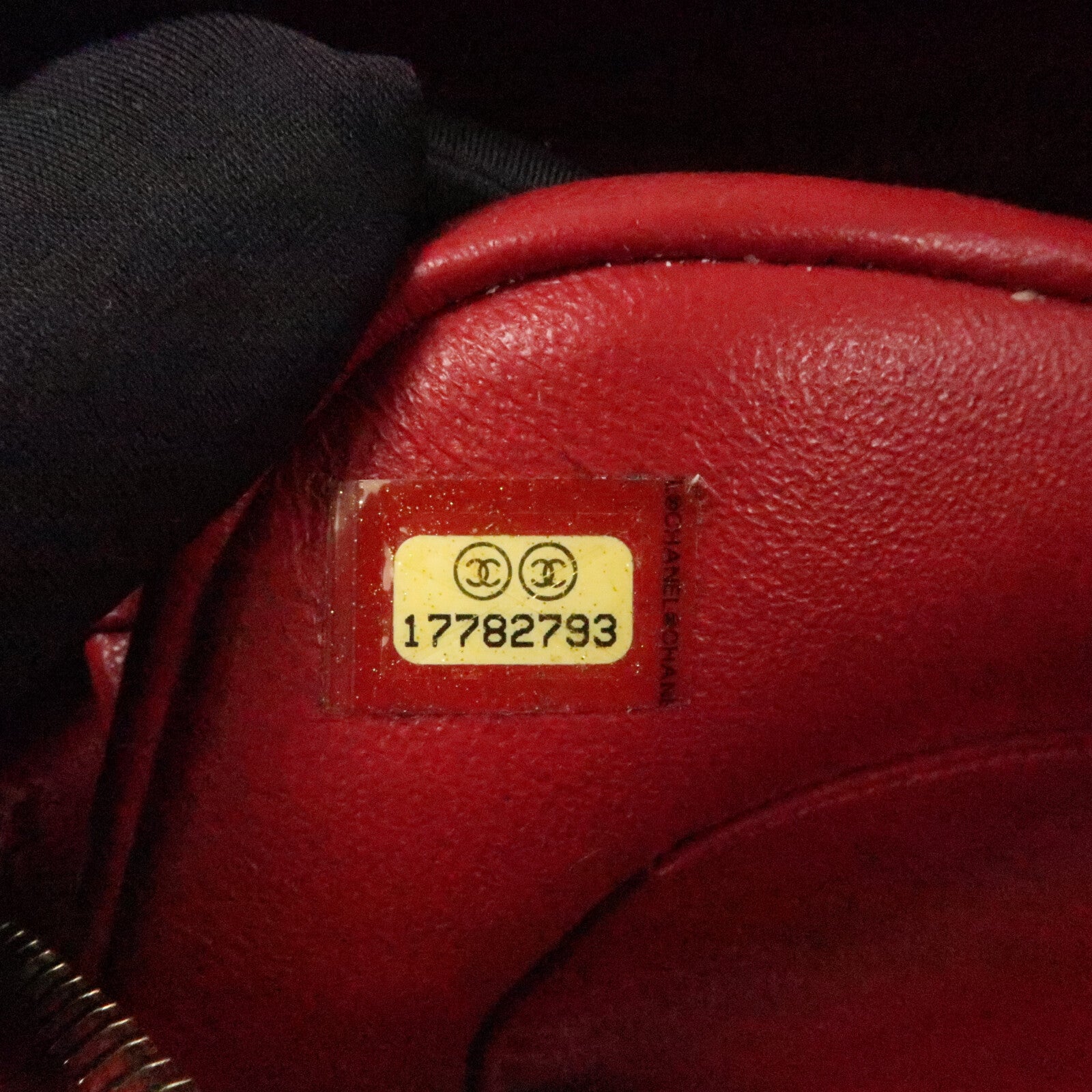 CHANEL 羊皮皮革Chain Shoulder Bag金扣鏈帶手挽肩背袋