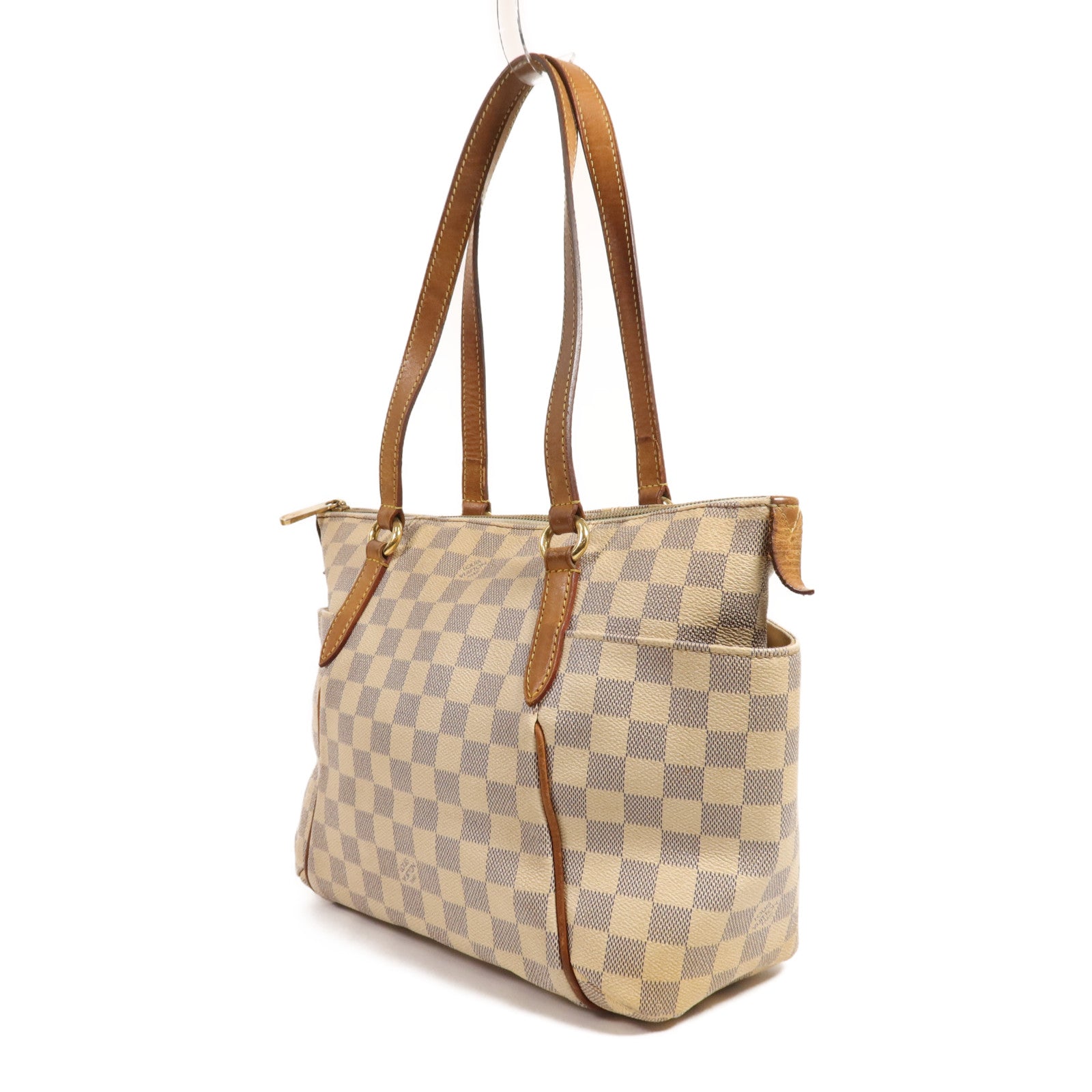 LOUIS VUITTON Damier Azur Totally PM金扣肩背袋