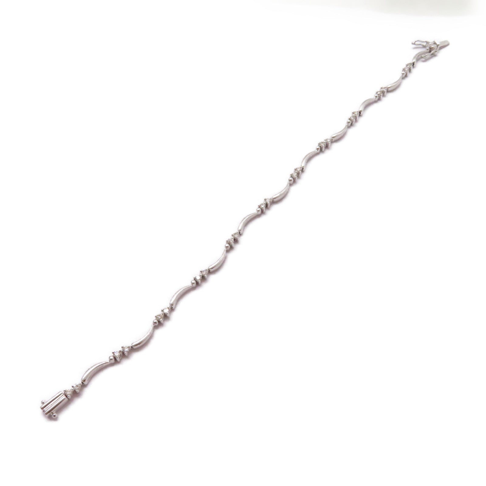 JEWELRY 【激減優惠】18K白金Diamond Bracelet 0.55ct鑽石手鏈