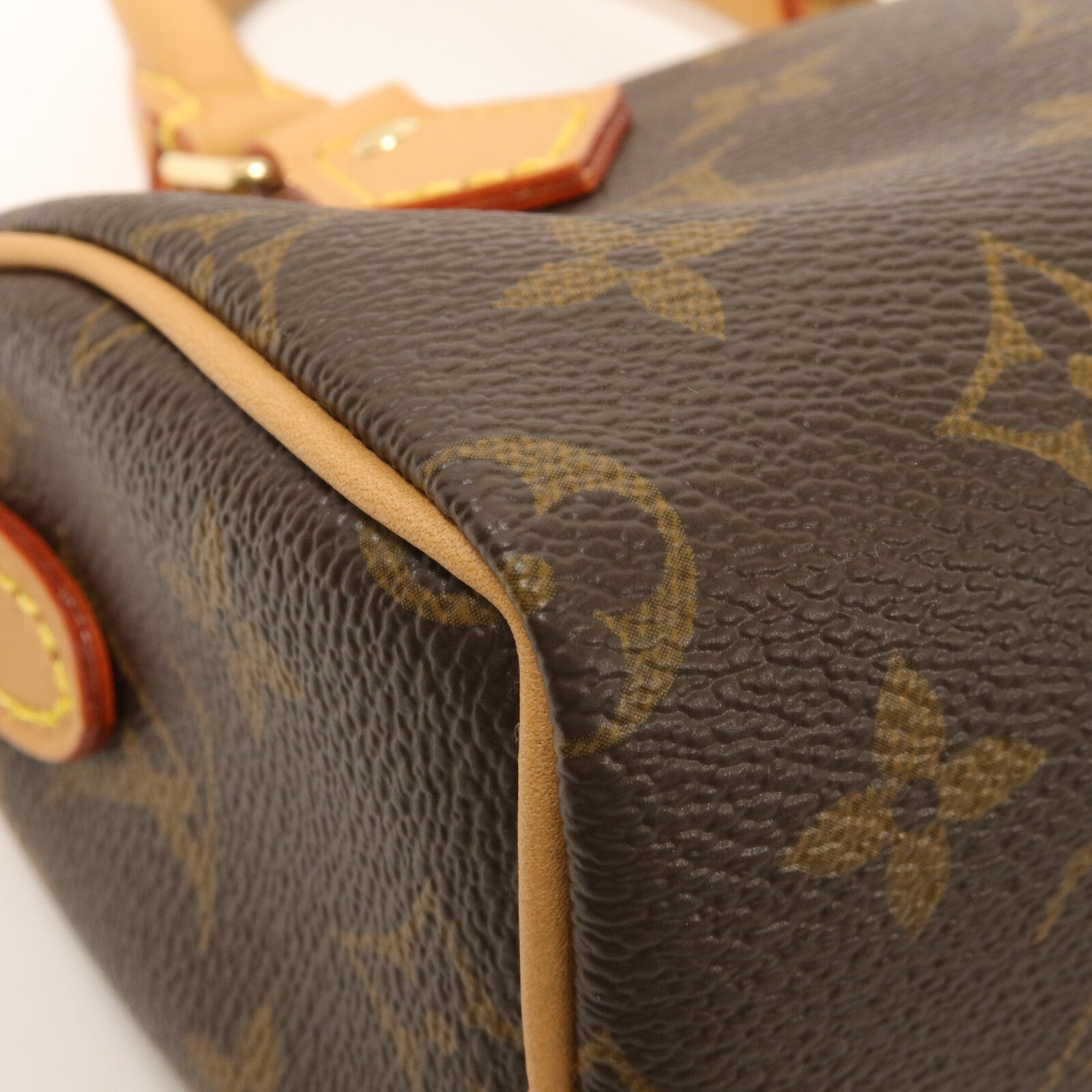 LOUIS VUITTON Monogram Nano Speedy手挽肩背兩用袋