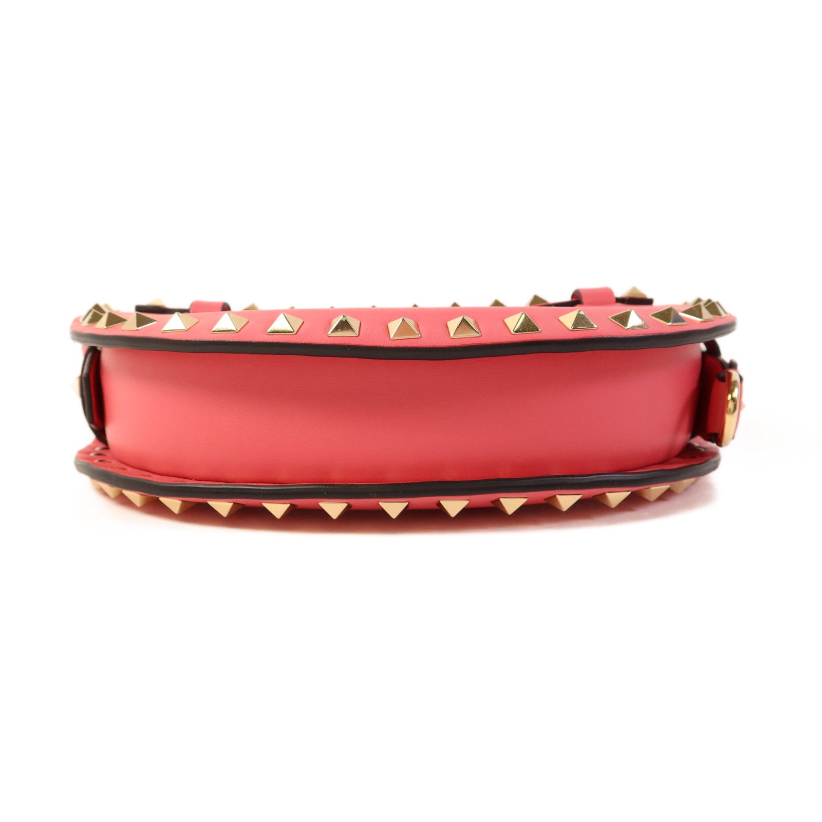 Valentino 牛皮皮革Hand Bag金扣手挽袋