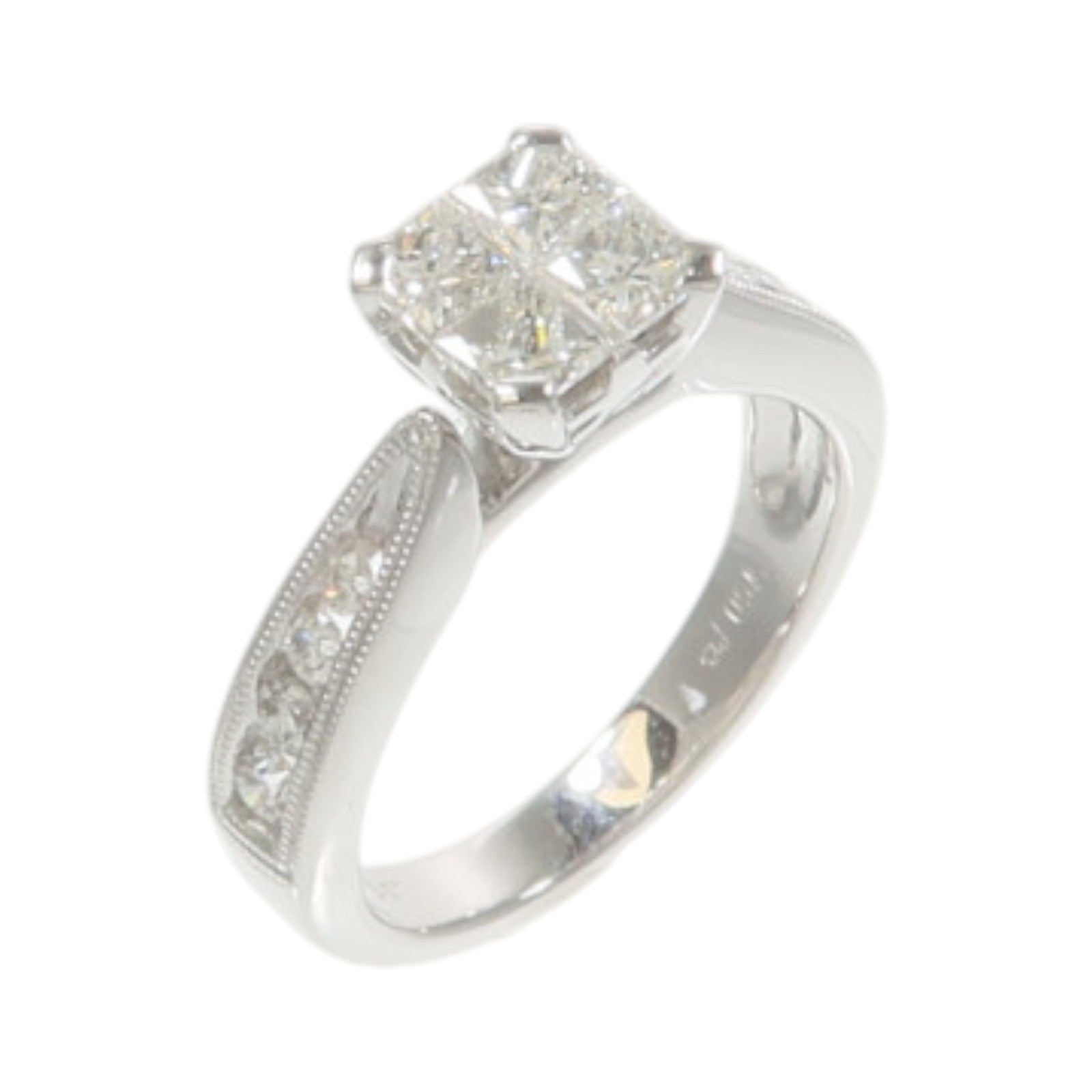 JEWELRY 18K白金Diamond Ring鑽石戒指US#6