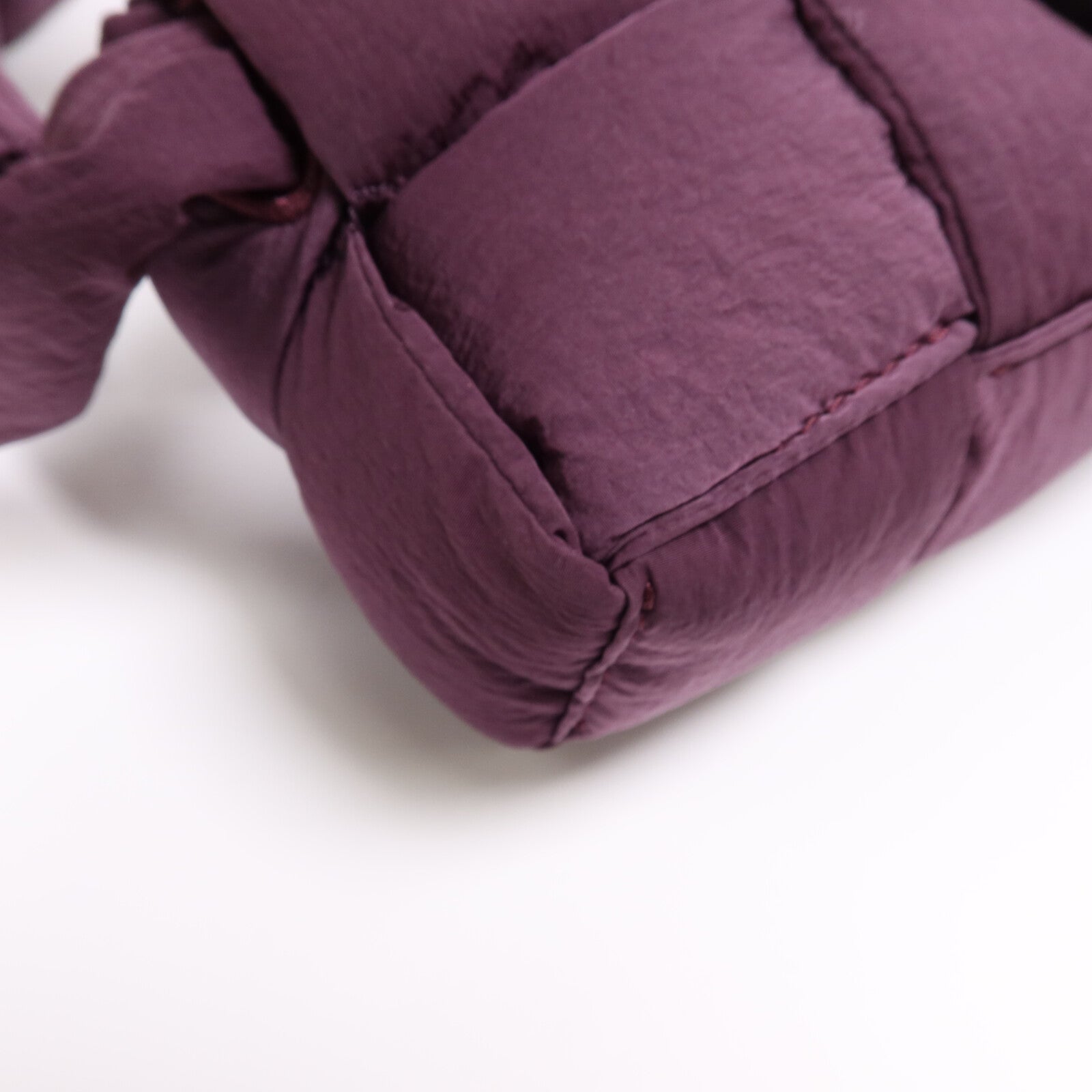 BOTTEGA VENETA 帆布Padded Tech Mini銀扣腰包