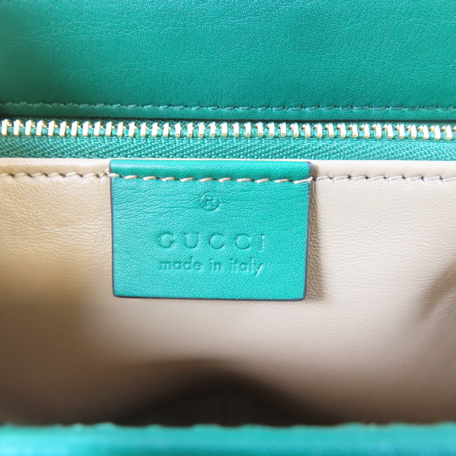 GUCCI 蛇皮皮革Horsebit 1955金扣肩背袋綠色