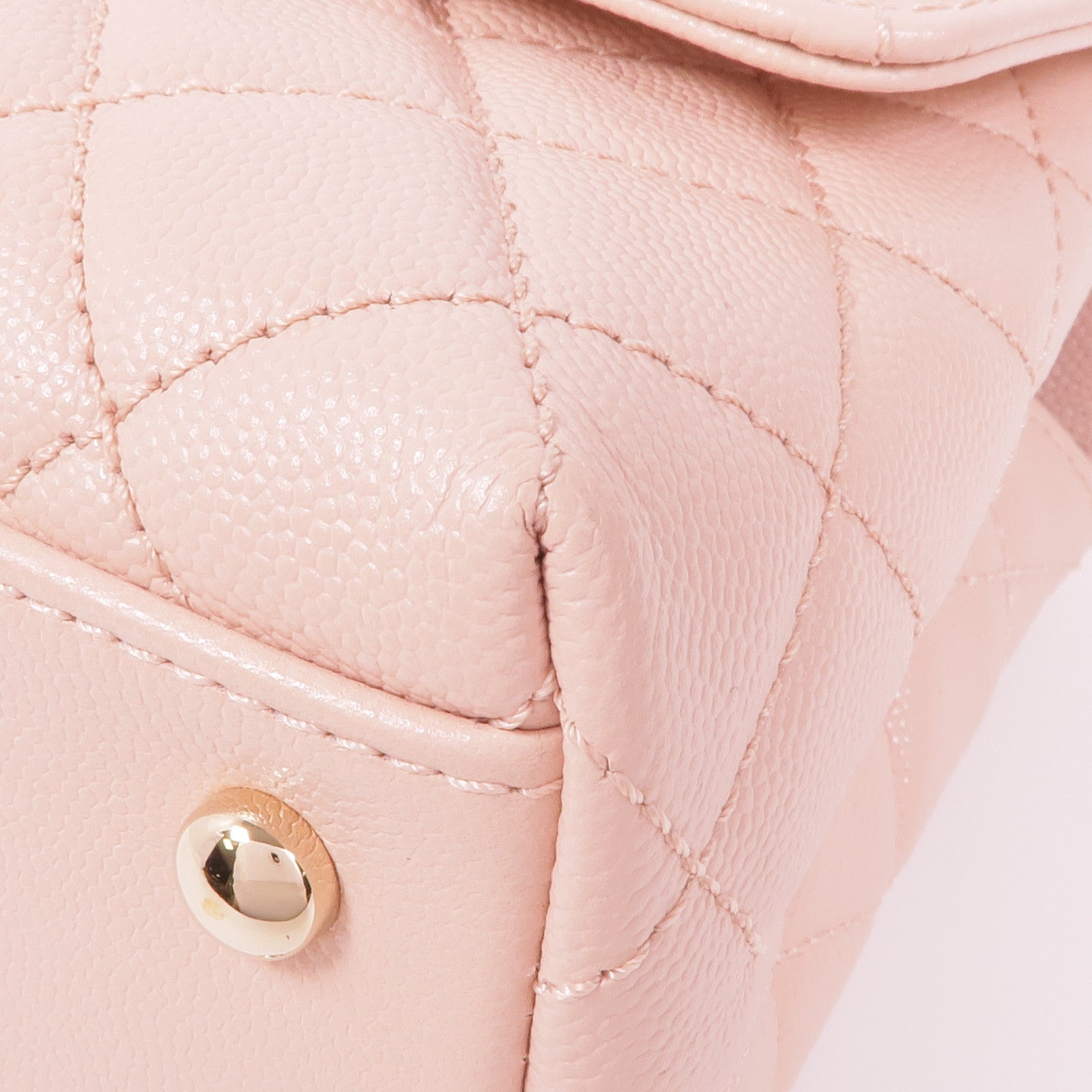 CHANEL 牛皮皮革Coco Handle Small金扣手挽肩背兩用袋