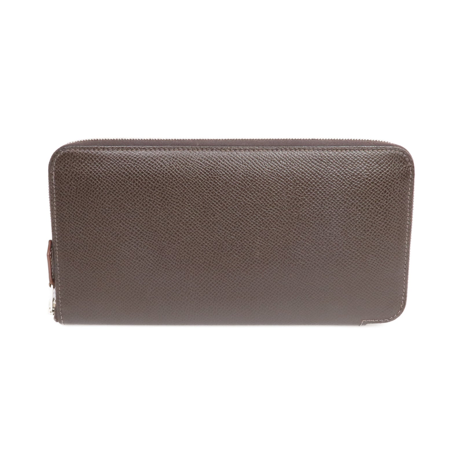 HERMES Epsom皮革Silk In Long Wallet 銀扣長錢包