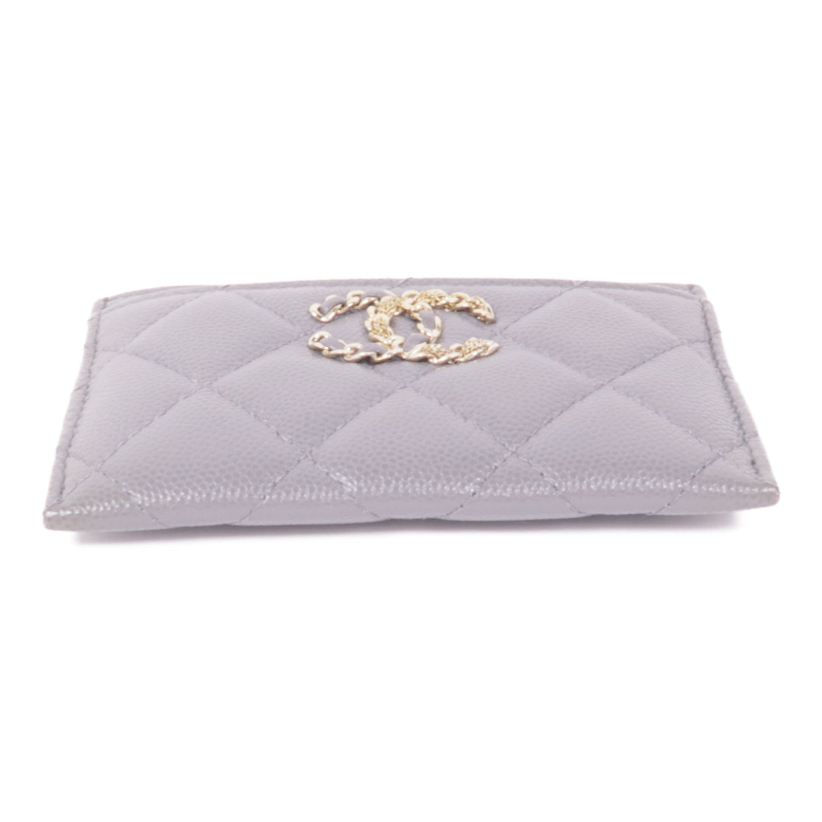 CHANEL 牛皮皮革Card Case金扣卡片套