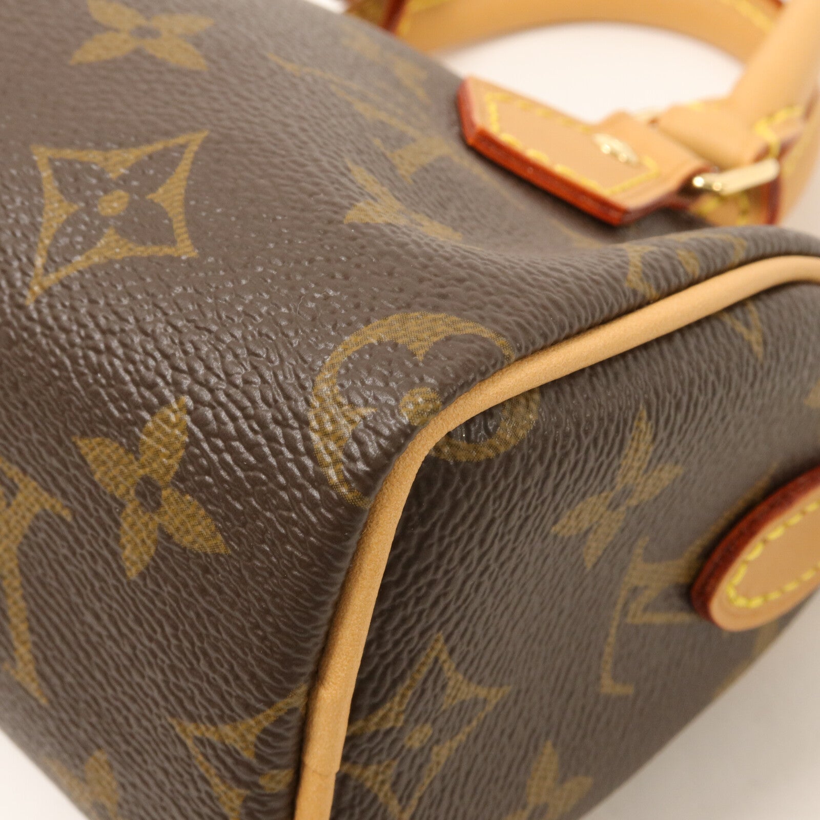 LOUIS VUITTON Monogram Nano Speedy手挽肩背兩用袋