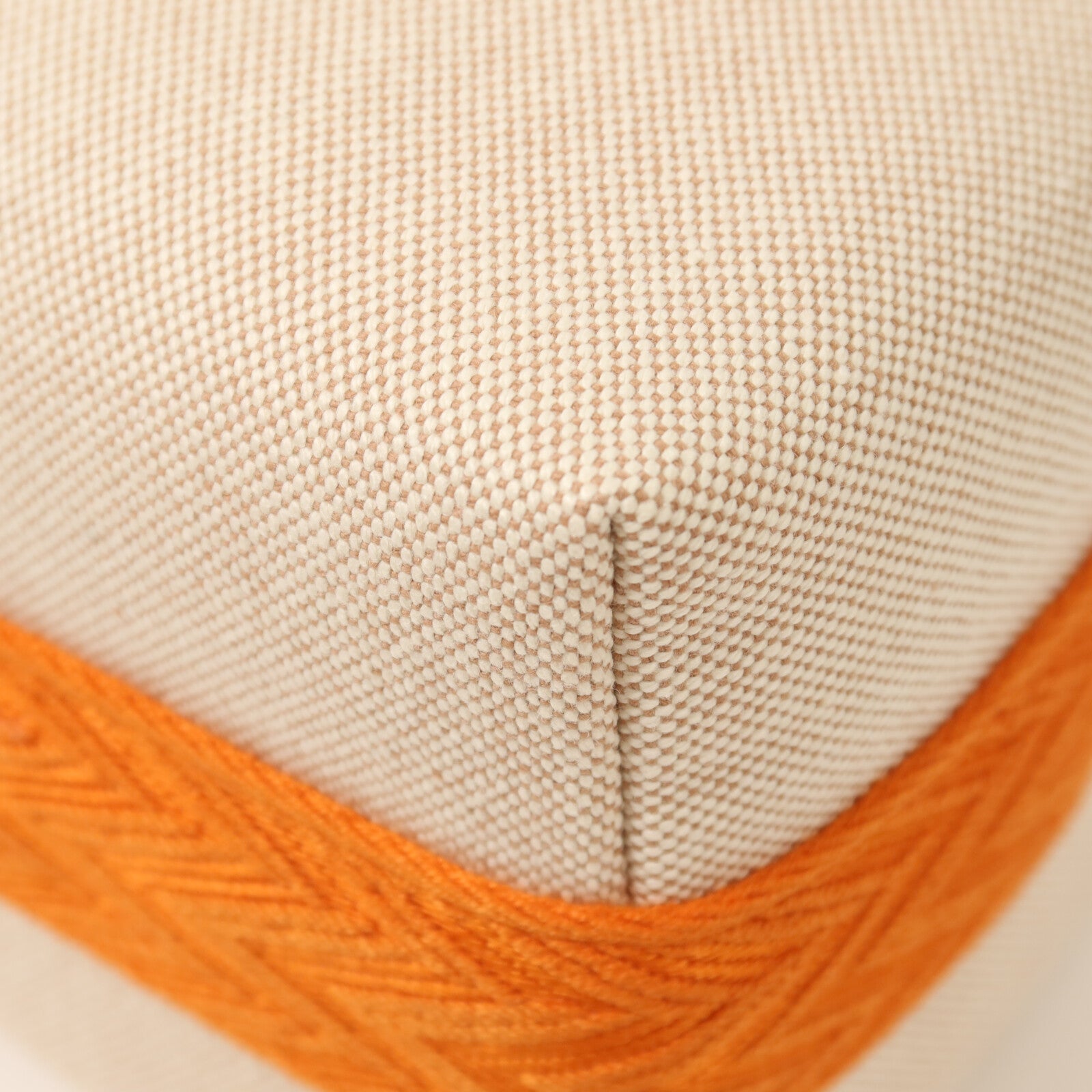 HERMES 帆布Bride A Brac PM銀扣手挽袋