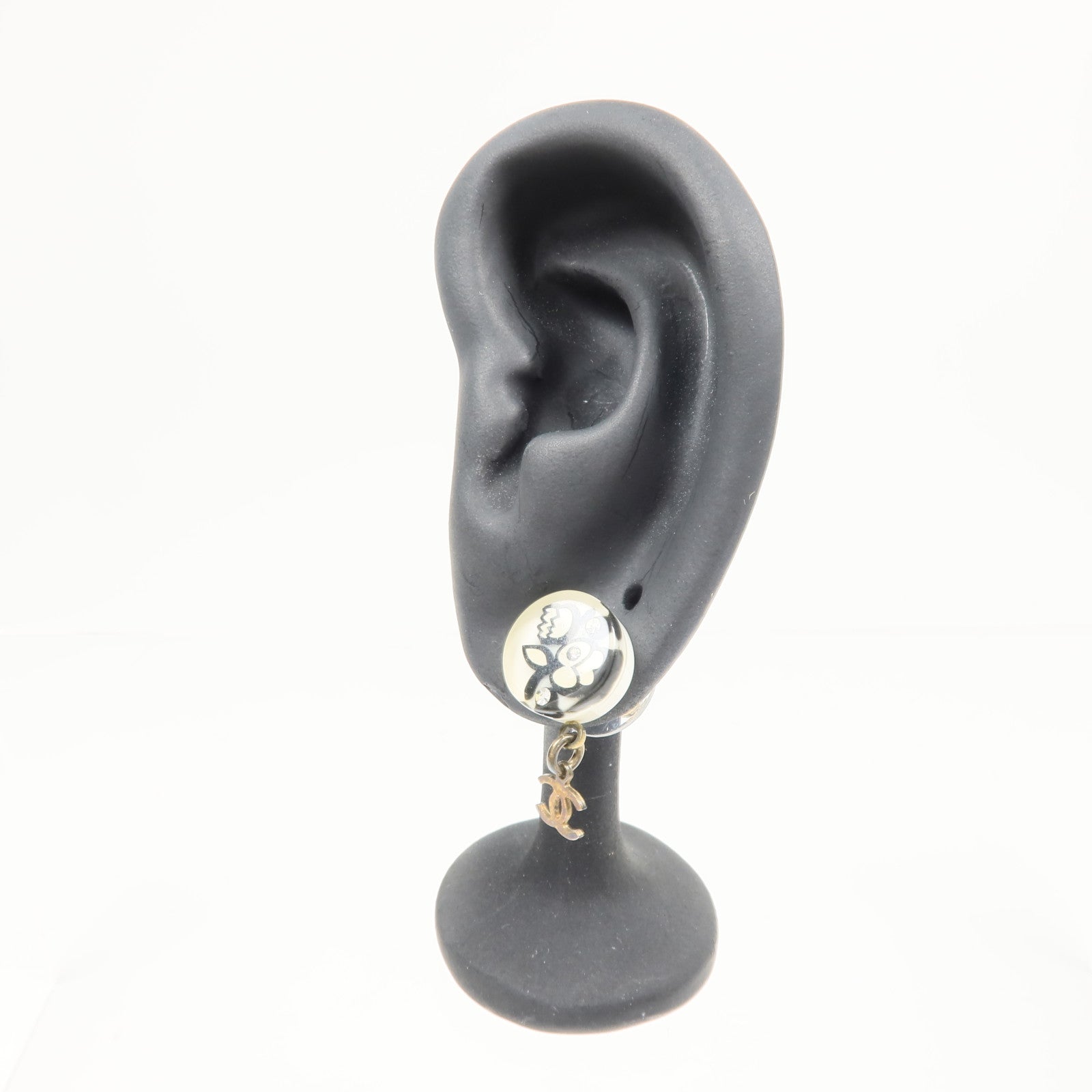 CHANEL 金屬/PVC Earrings耳環