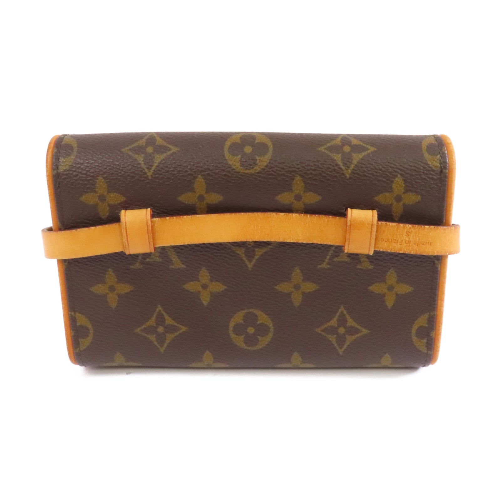LOUIS VUITTON 【激減優惠】Monogram Pochette Florentine金扣腰包啡色