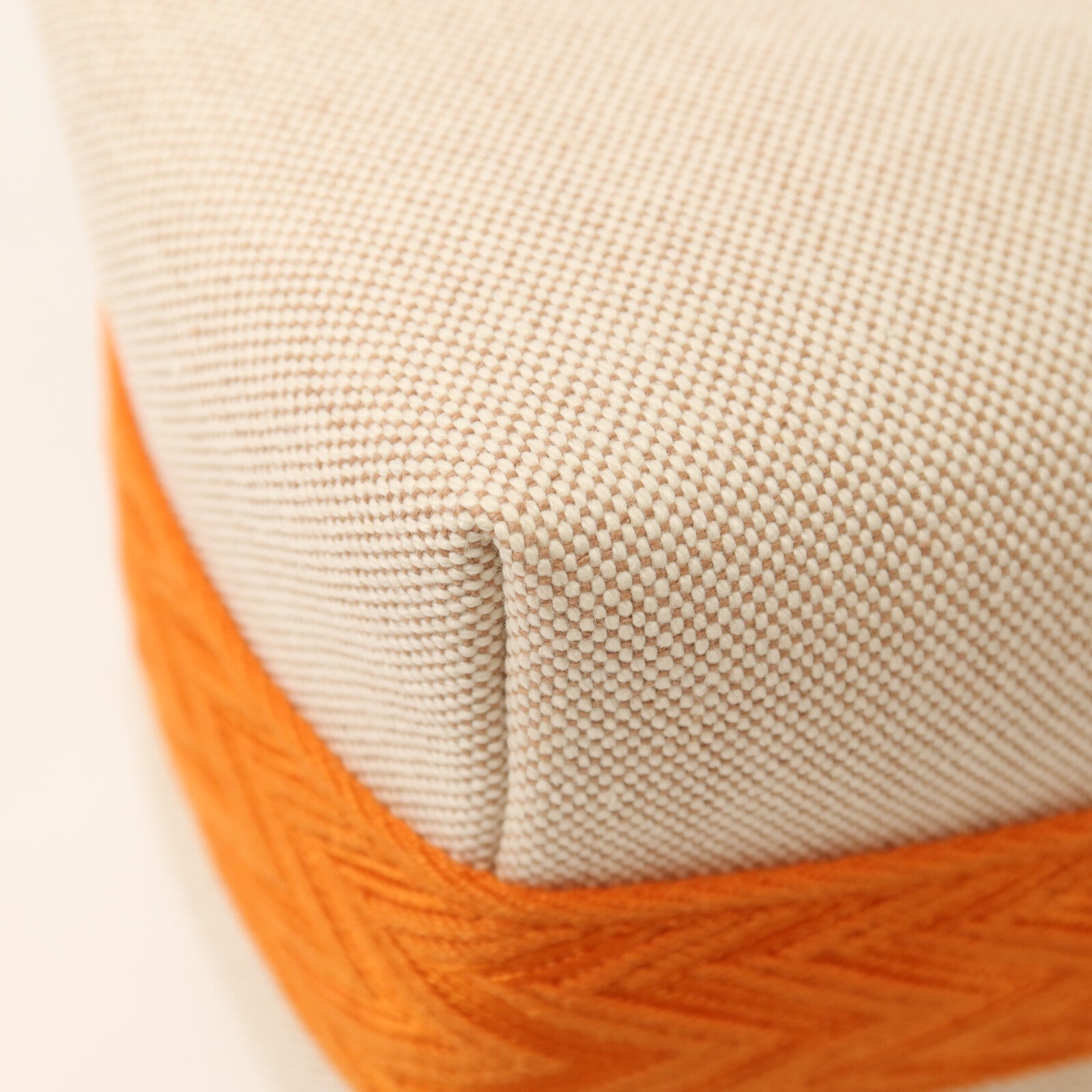 HERMES 帆布Bride A Brac PM銀扣手挽袋