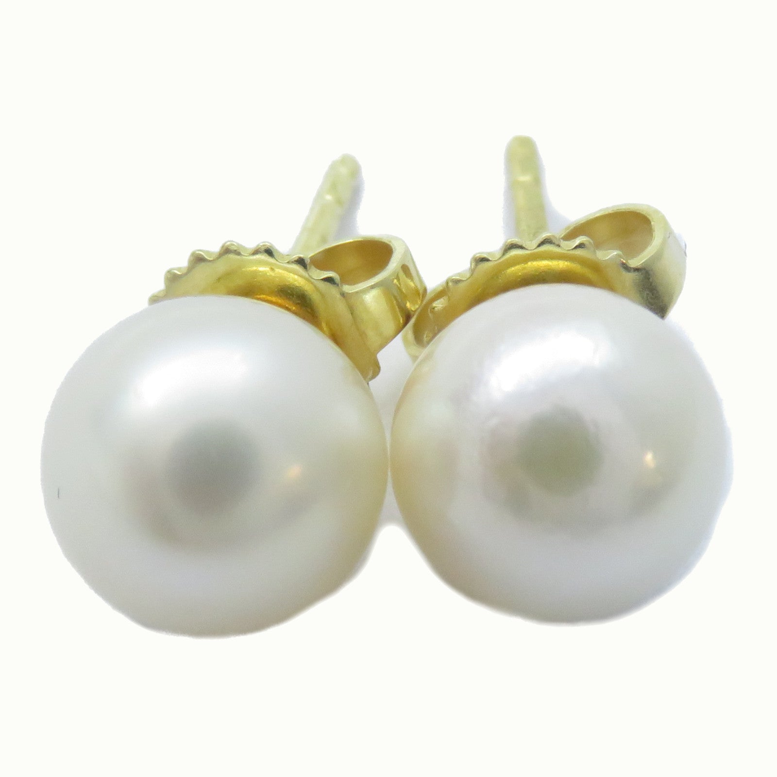 TIFFANY＆CO 18K黃金Pearl Earrings耳環