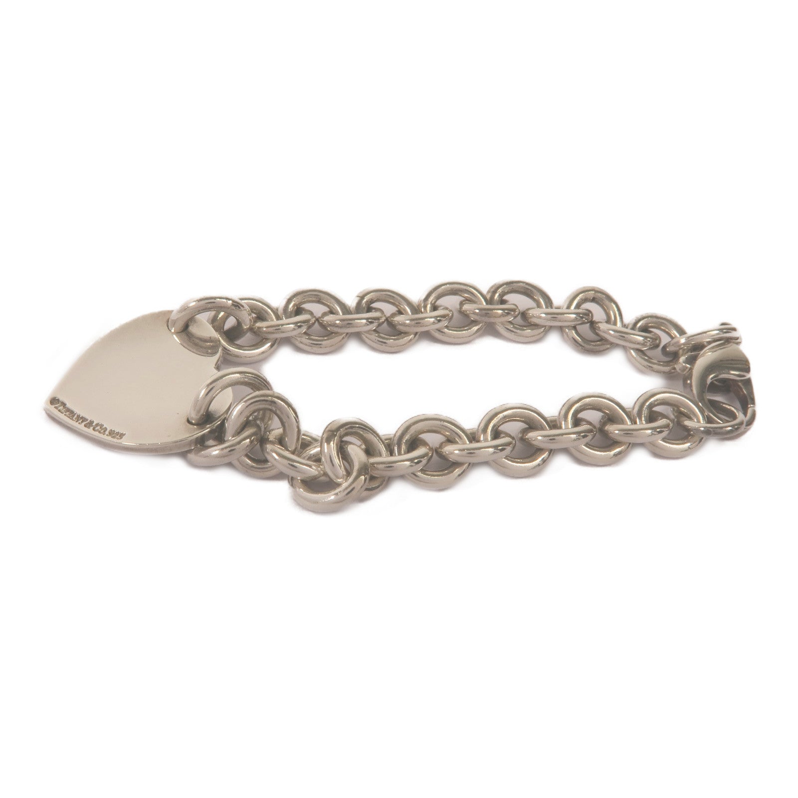 TIFFANY＆CO 925純銀Return To Tiffany Heart Tag Bracelet手鏈