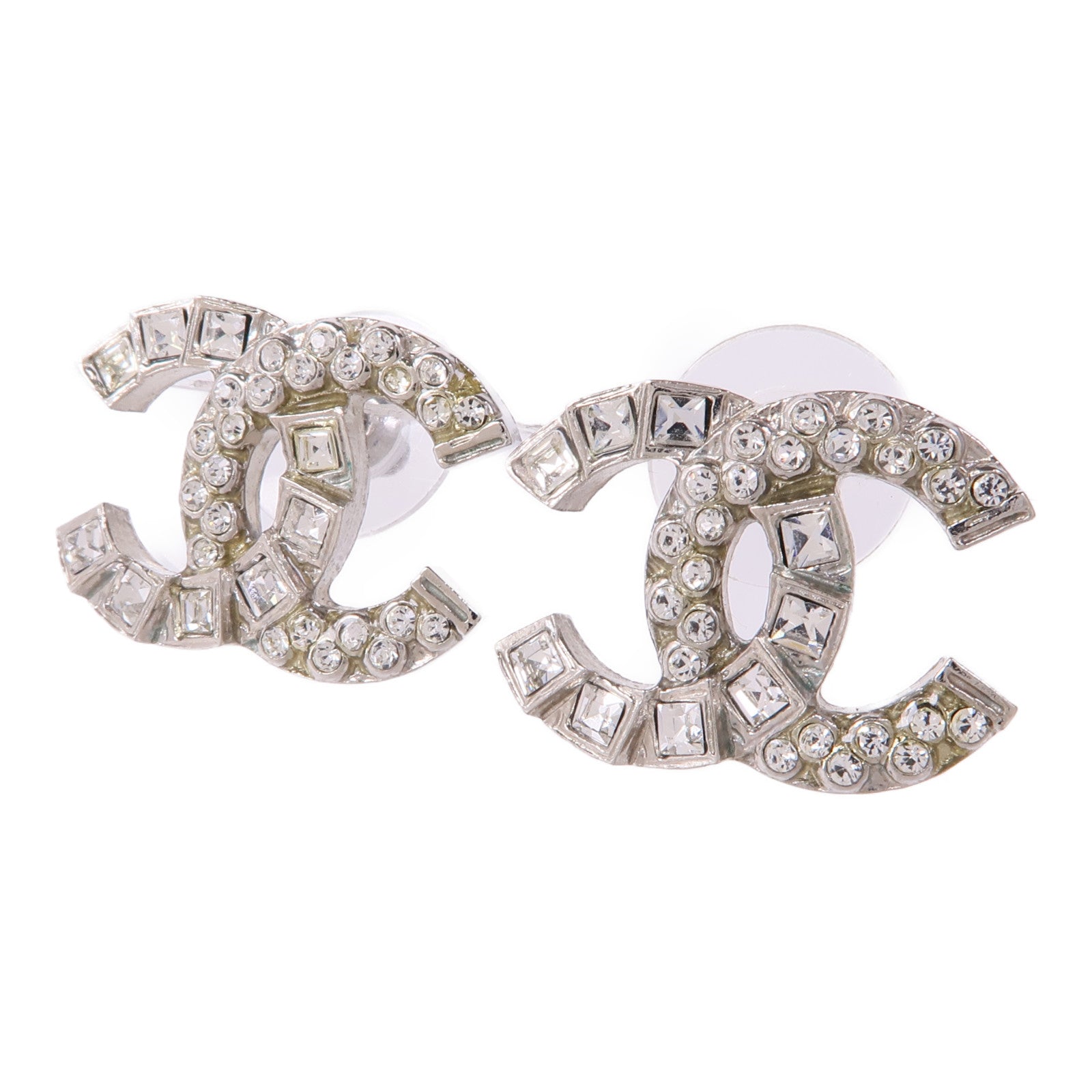 CHANEL 金屬/水晶Earrings耳環