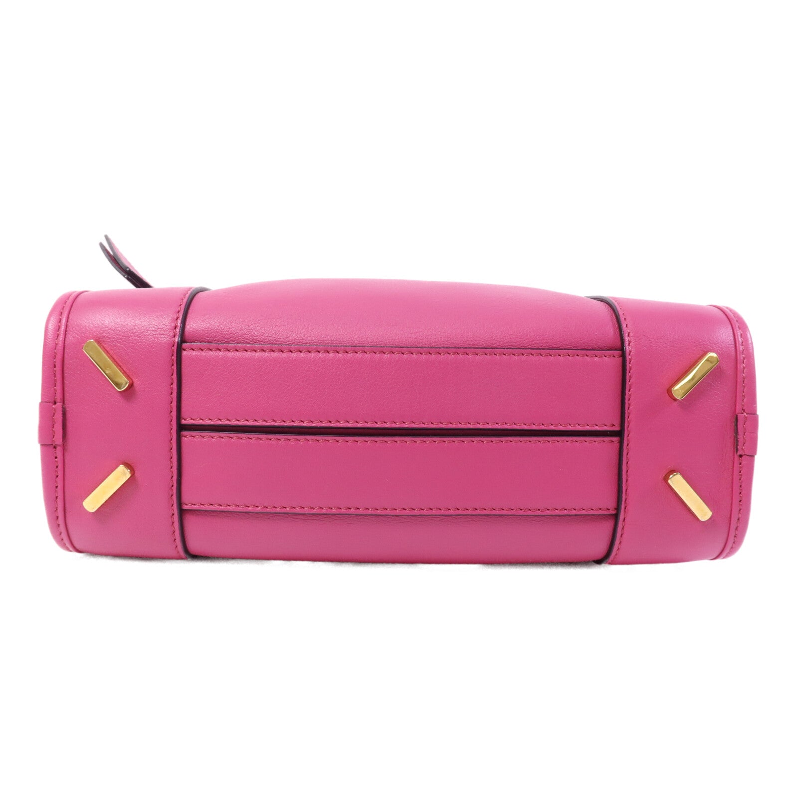 LOEWE 牛皮皮革Amazona金扣手挽肩背兩用袋
