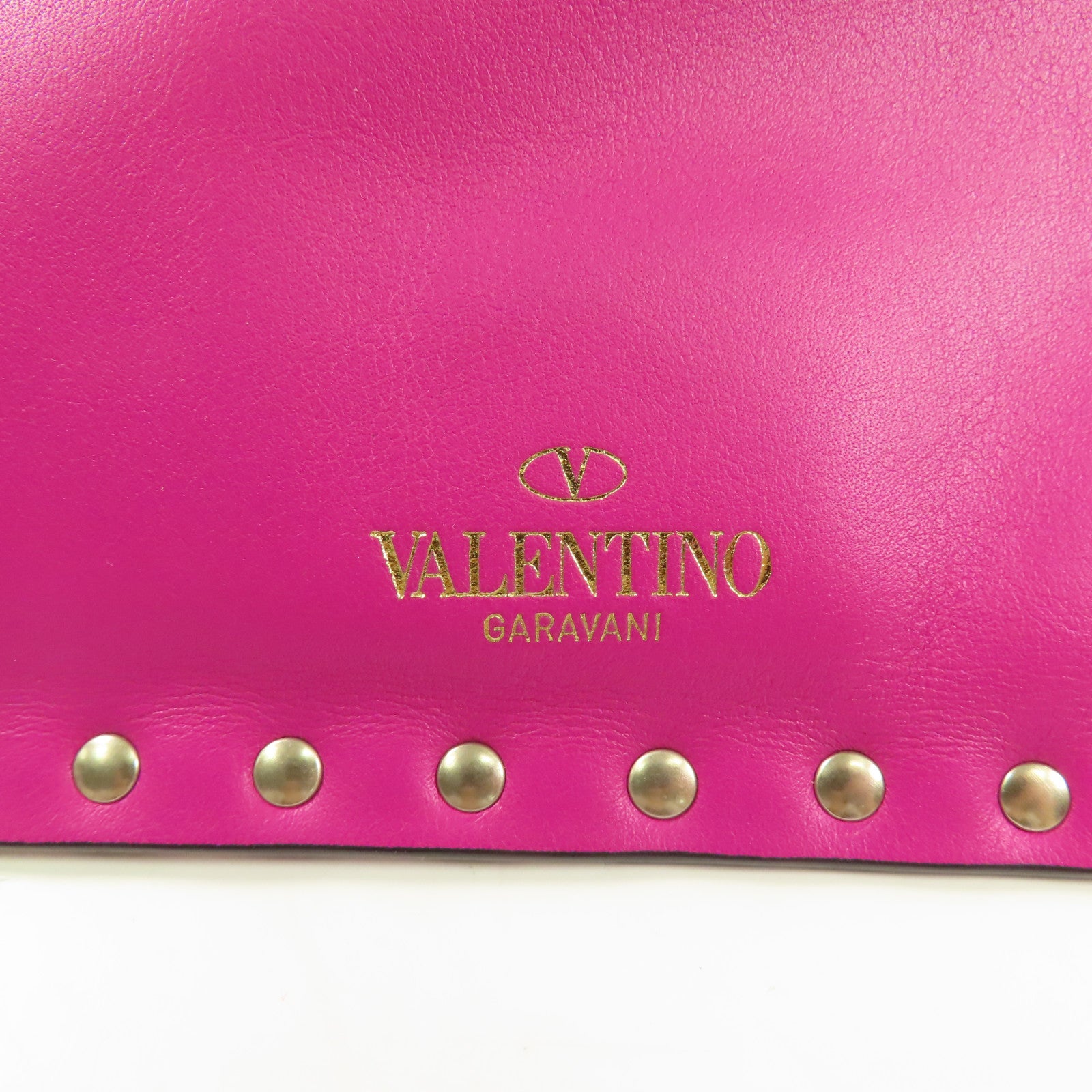 Valentino 【激減優惠】牛皮皮革Hand Bag金扣手拿包