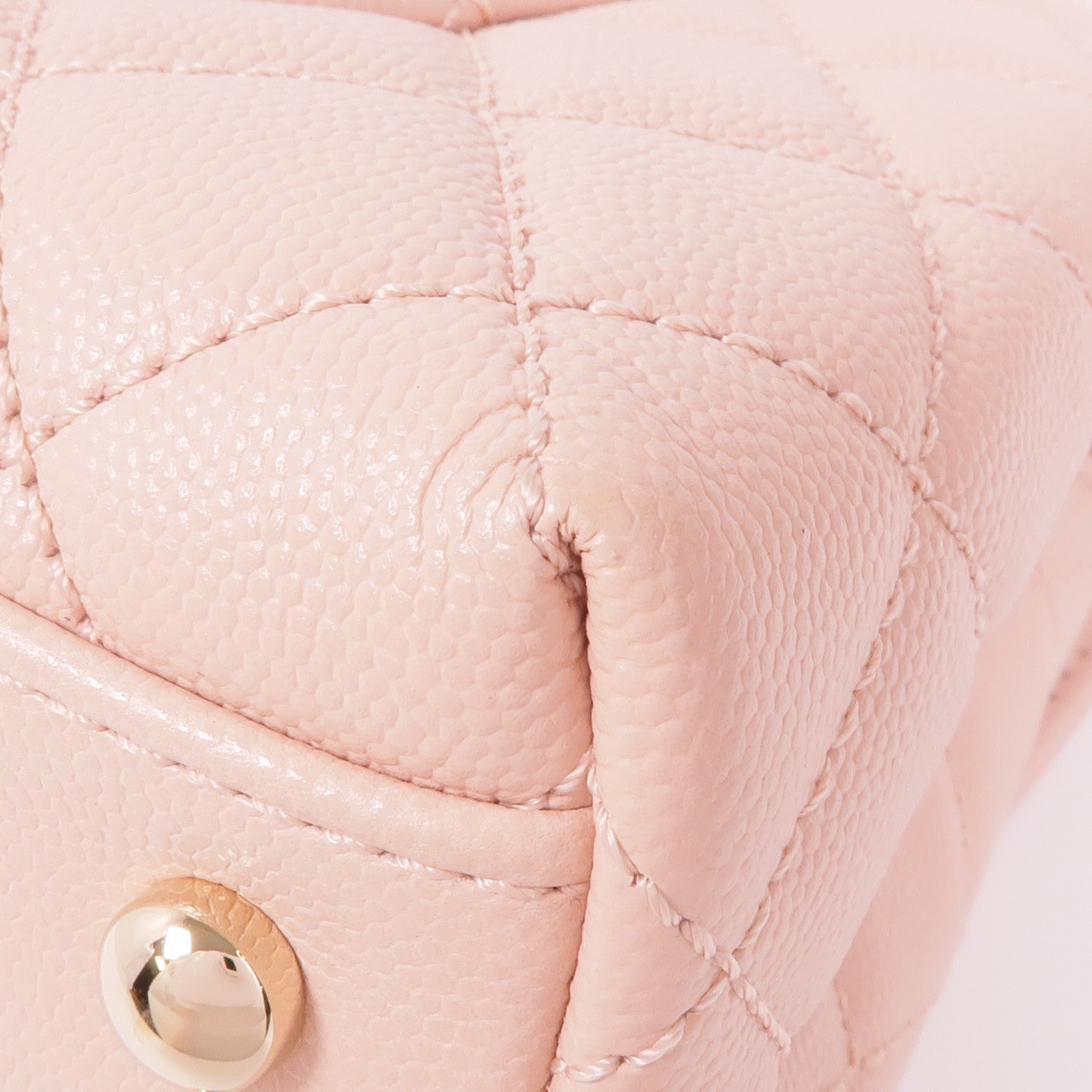 CHANEL 牛皮皮革Coco Handle Small金扣手挽肩背兩用袋