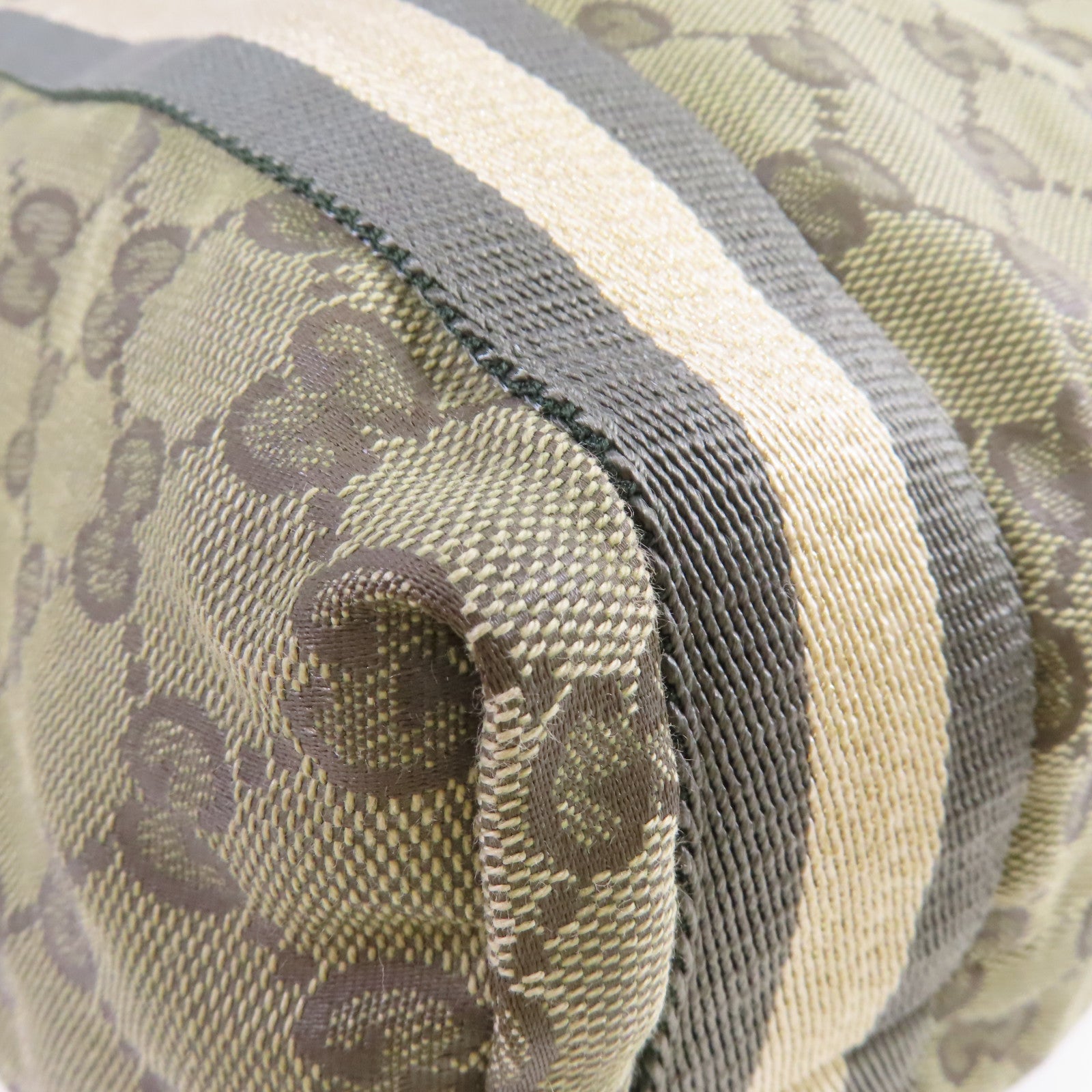 GUCCI GG帆布Tote Bag手挽袋綠色