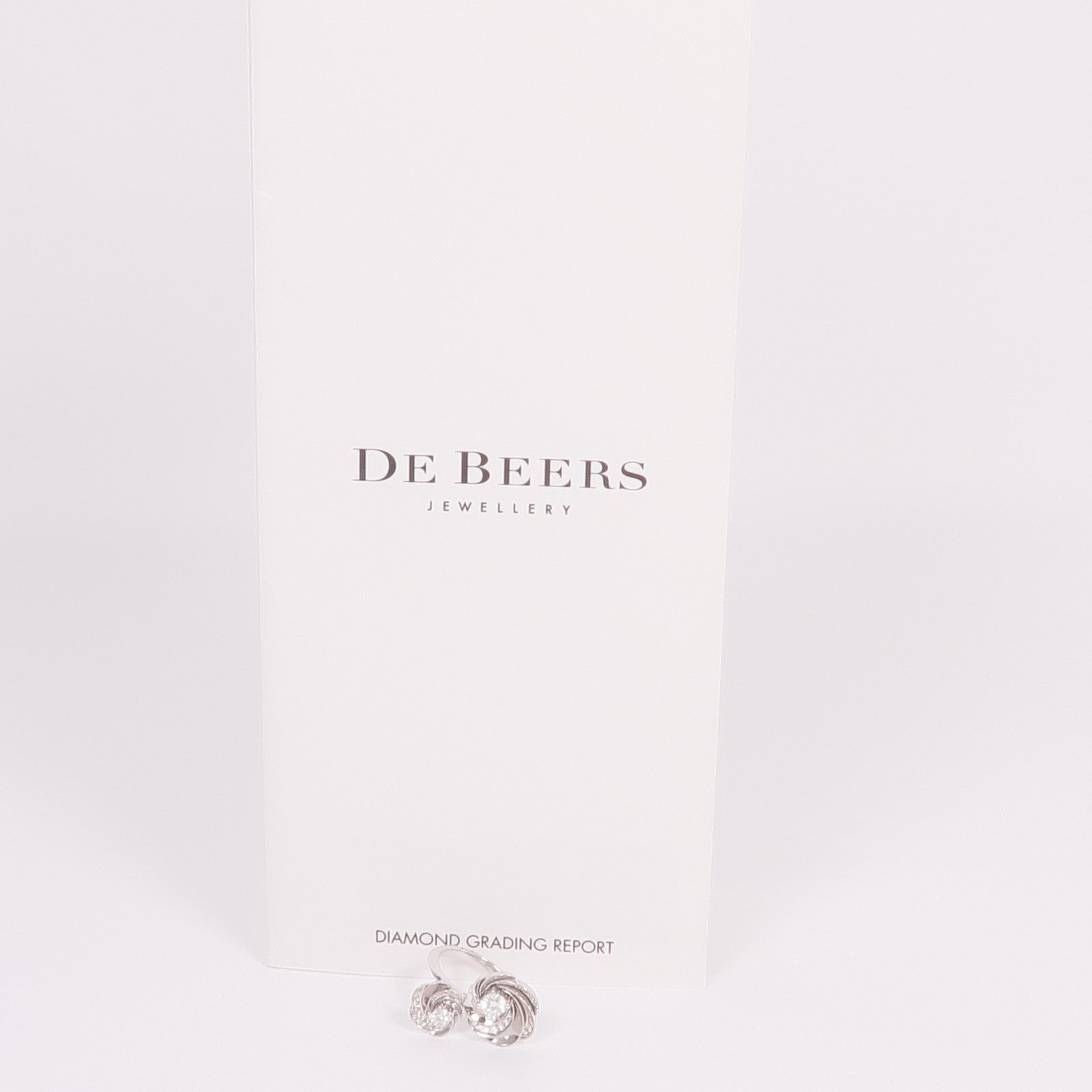 JEWELRY 【激減優惠】18K白金Diamond Ring鑽石戒指US#4.75