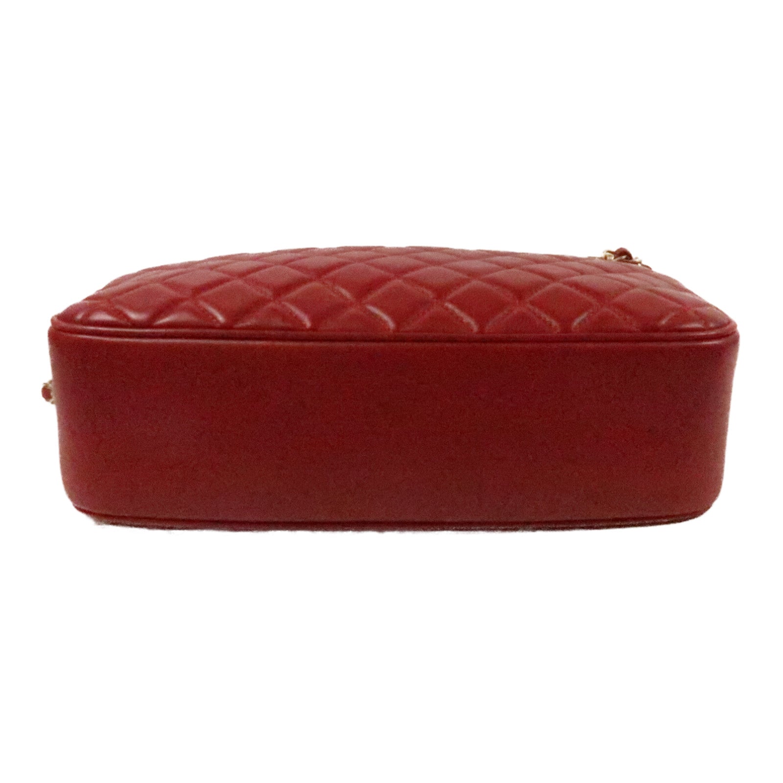 CHANEL 羊皮皮革Chain Shoulder Bag金扣鏈帶手挽肩背袋