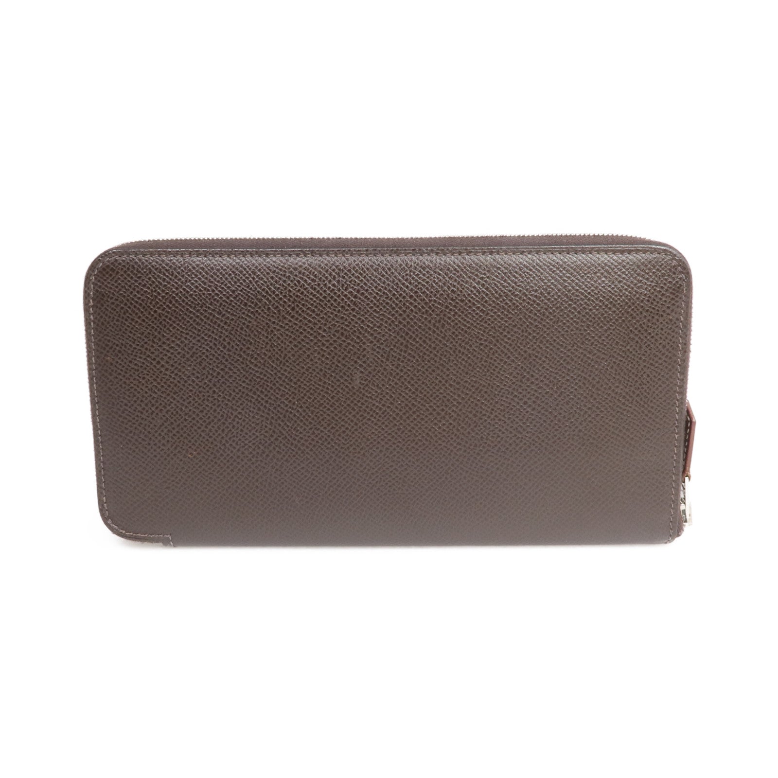 HERMES Epsom皮革Silk In Long Wallet 銀扣長錢包
