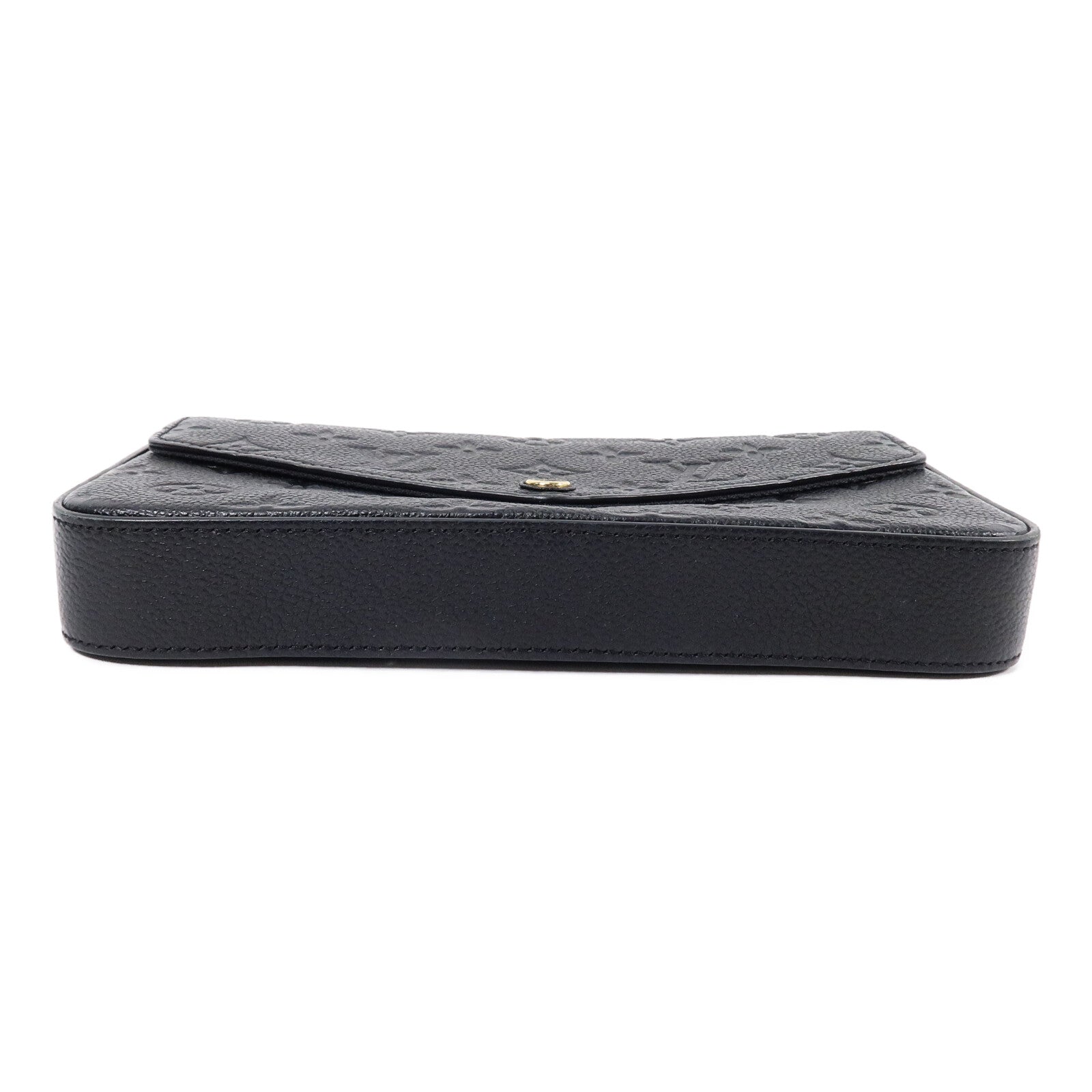 LOUIS VUITTON Monogram Empreinte Felicie Pochette 金扣鏈帶肩背袋