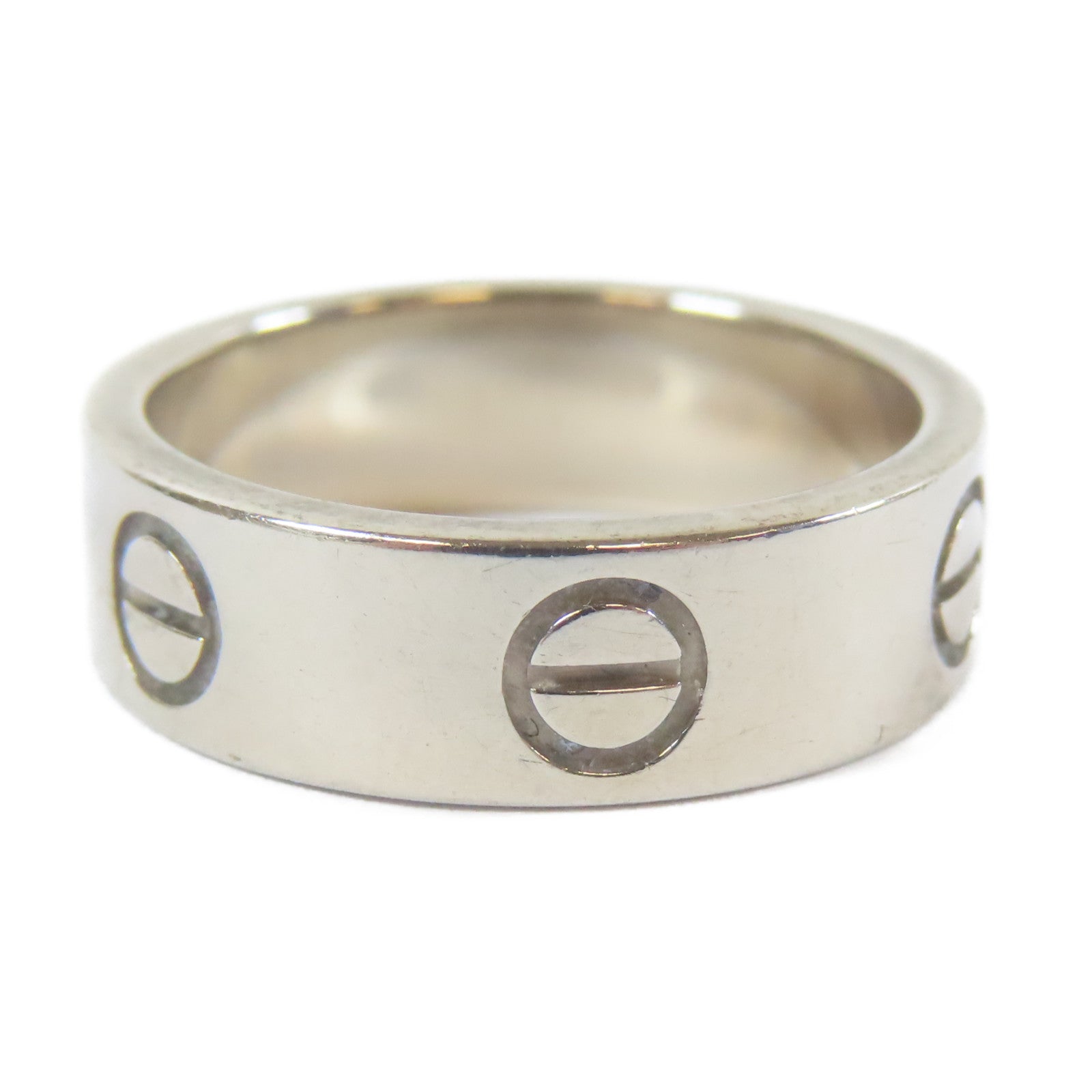 CARTIER 【激減優惠】18K白金Love Ring戒指Cartier#50/US#5