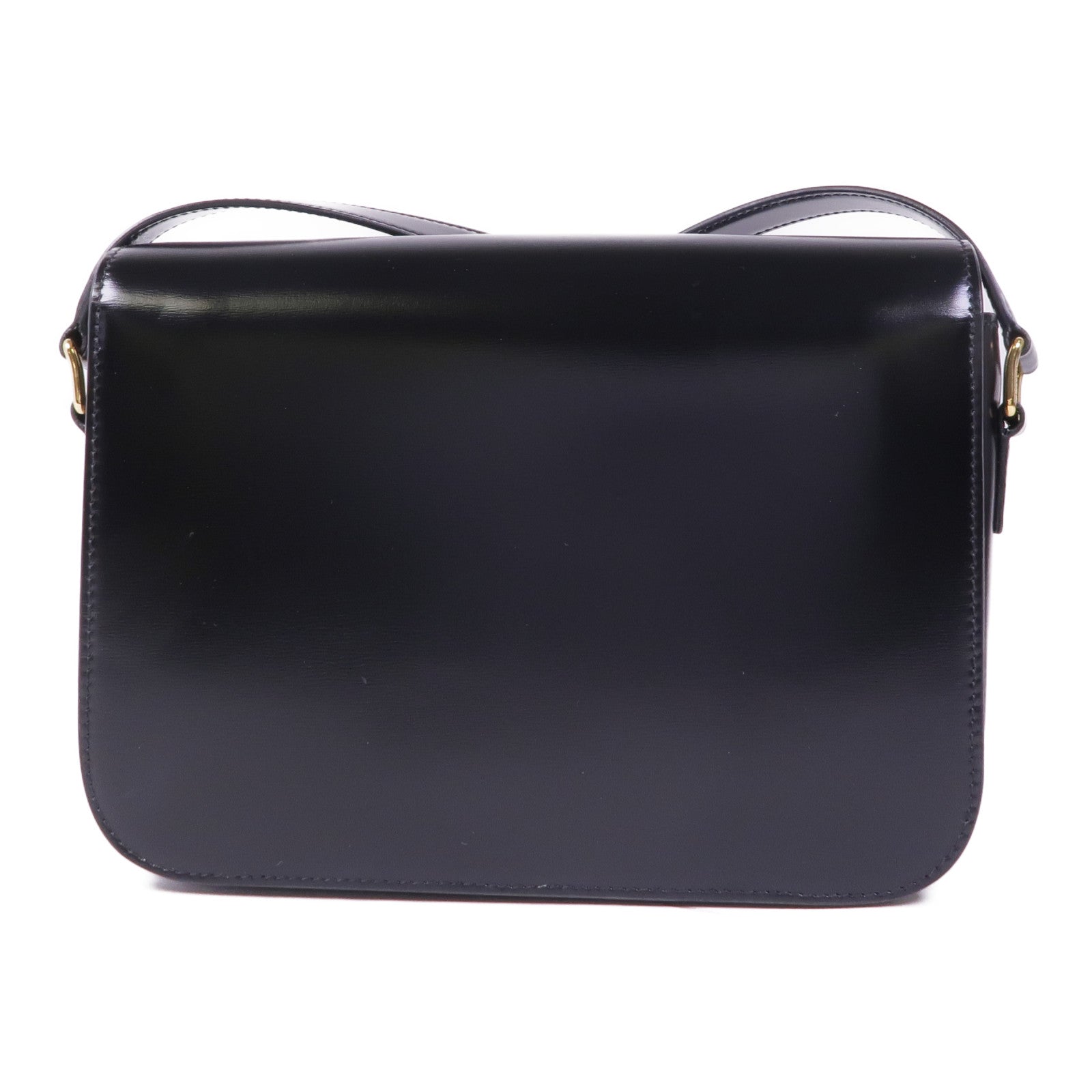 CELINE 牛皮皮革Classique Triomphe金扣肩背袋