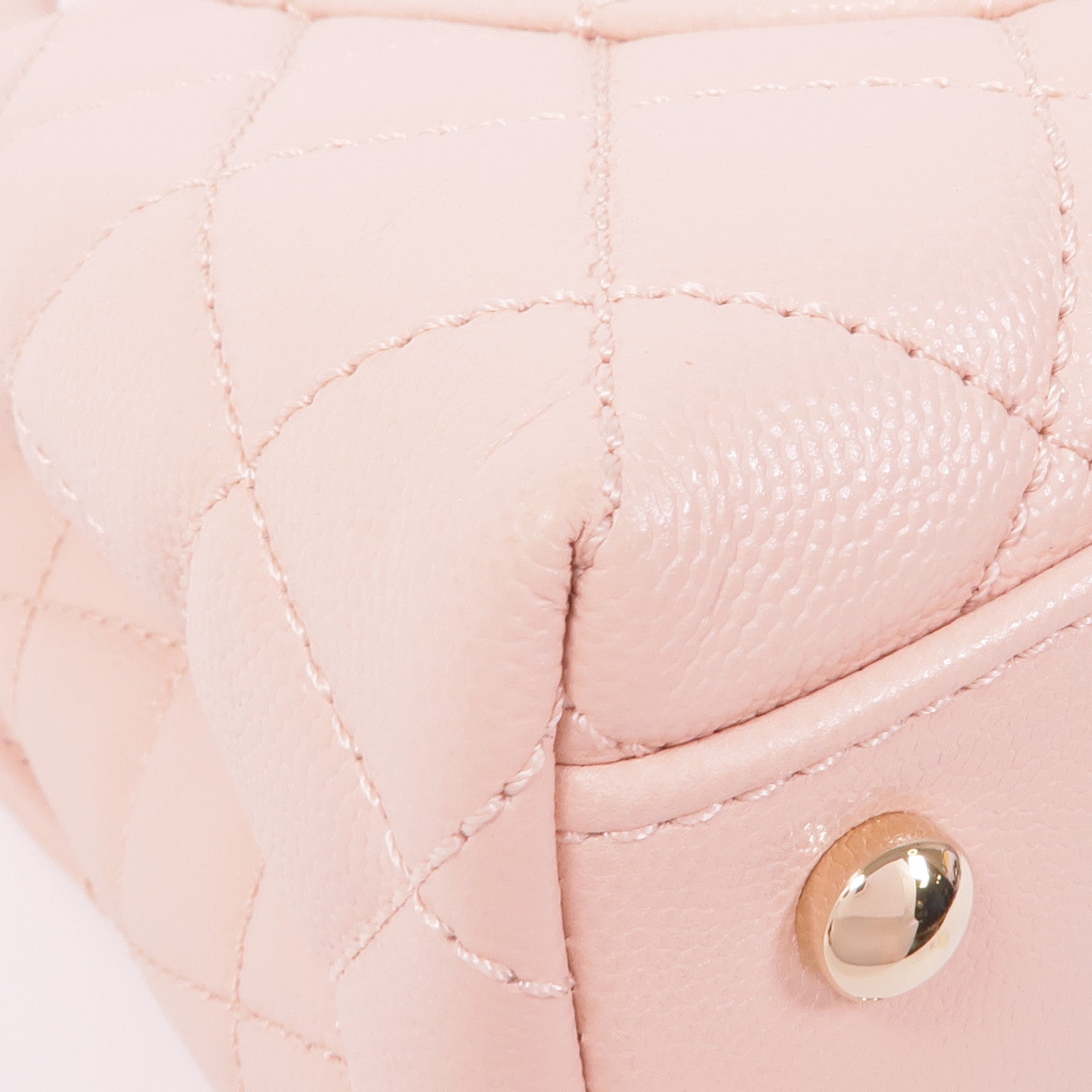 CHANEL 牛皮皮革Coco Handle Small金扣手挽肩背兩用袋