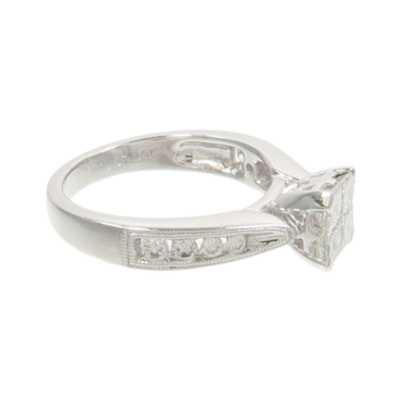 JEWELRY 18K白金Diamond Ring鑽石戒指US#6