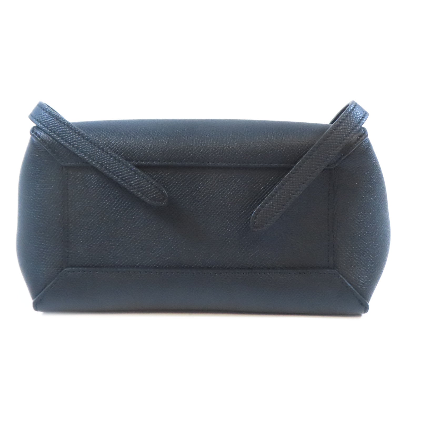 CELINE 牛皮皮革Nano Belt Bag金扣手挽肩背兩用袋黑色
