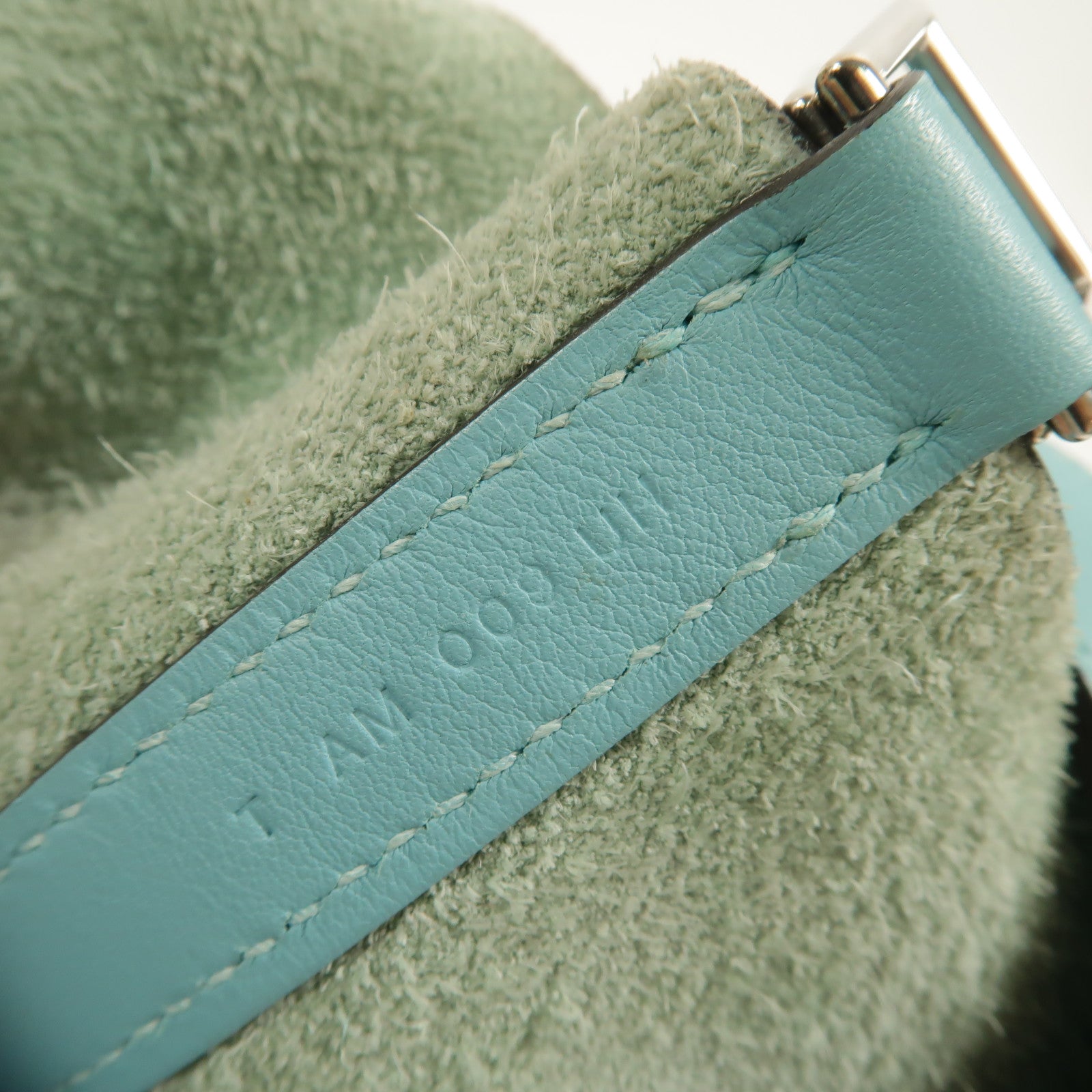 HERMES Clemence皮革/Swift皮革Picotin MM手挽袋Bleu Saint