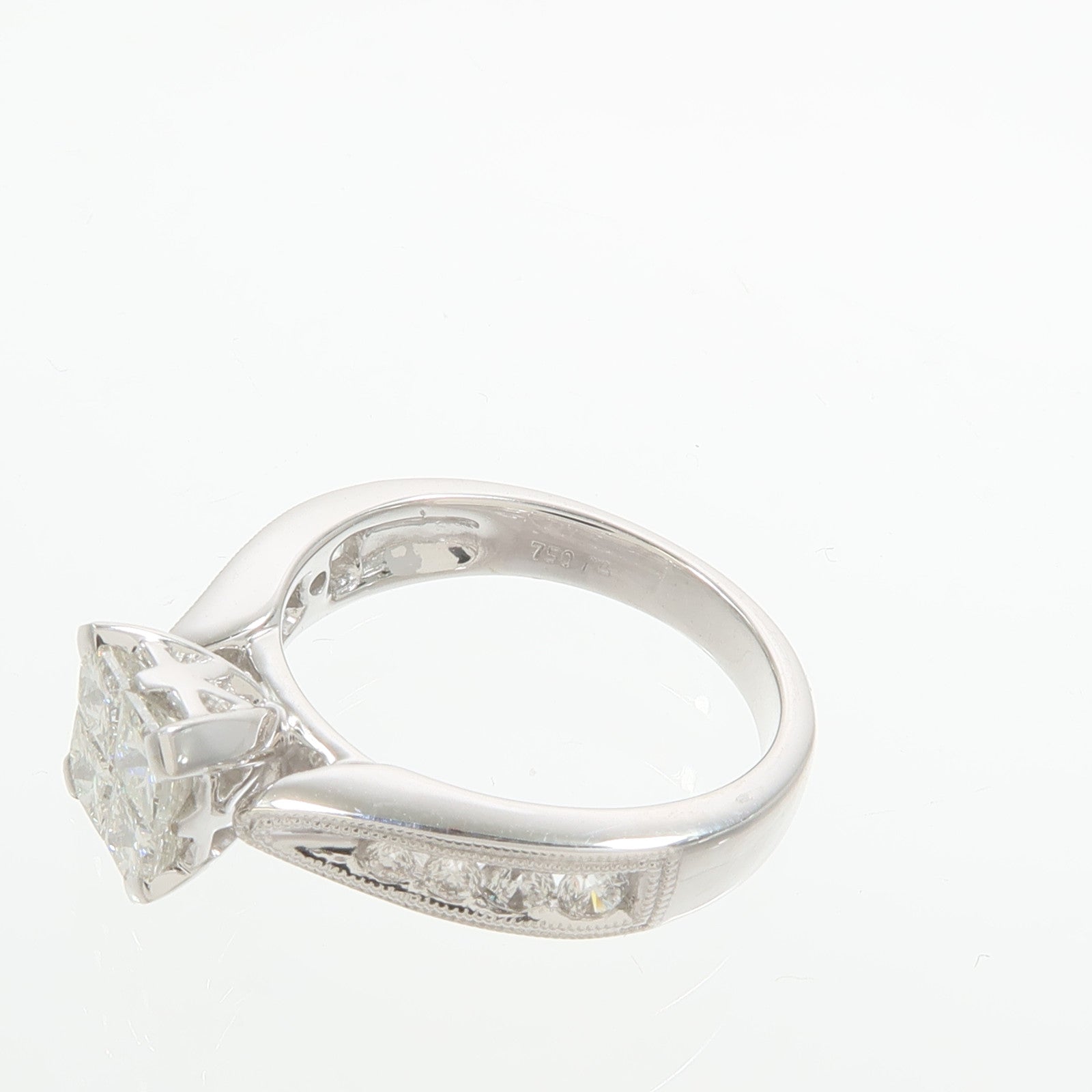 JEWELRY 18K白金Diamond Ring鑽石戒指US#6