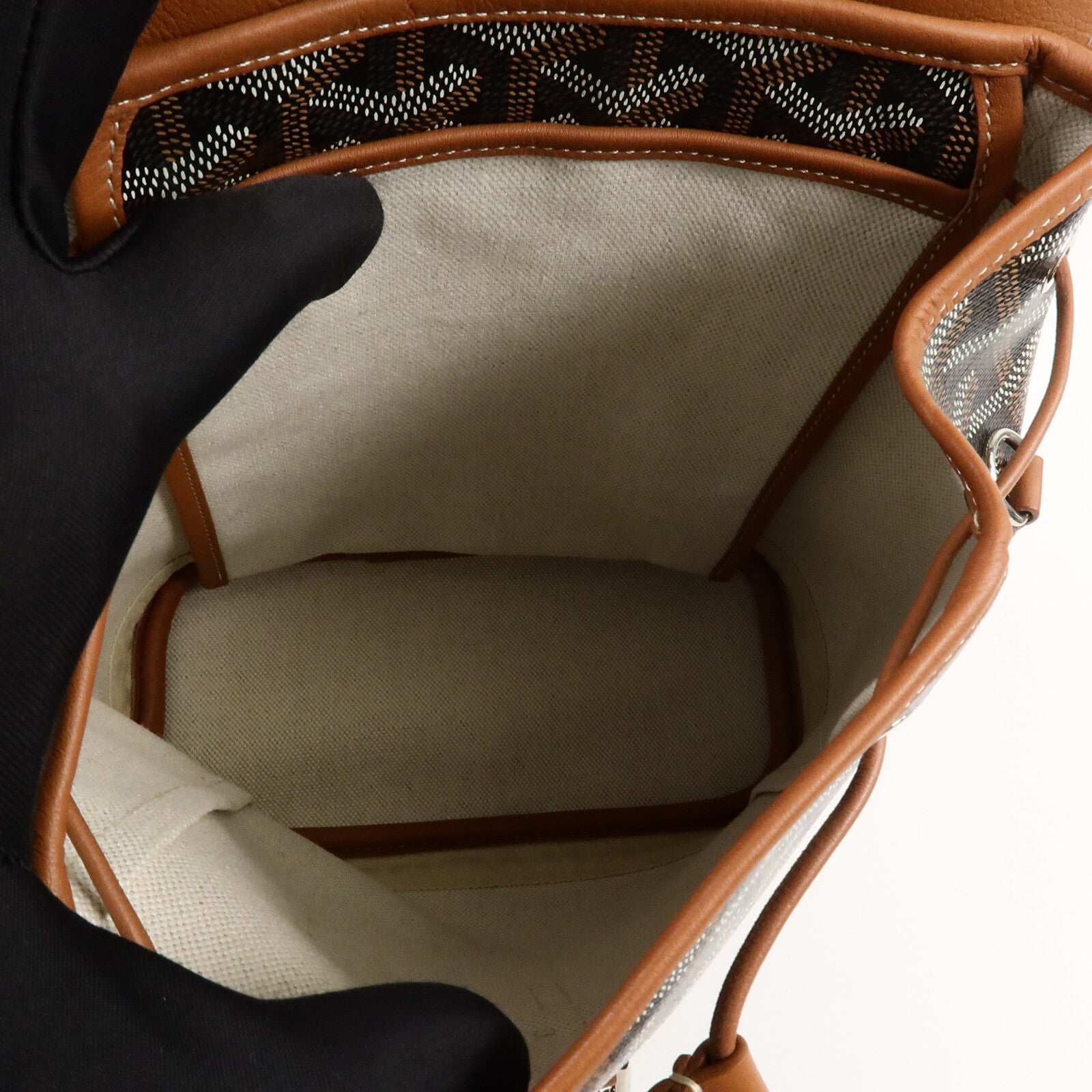 GOYARD Goyardine Canvas Alpin Mini Backpack背包