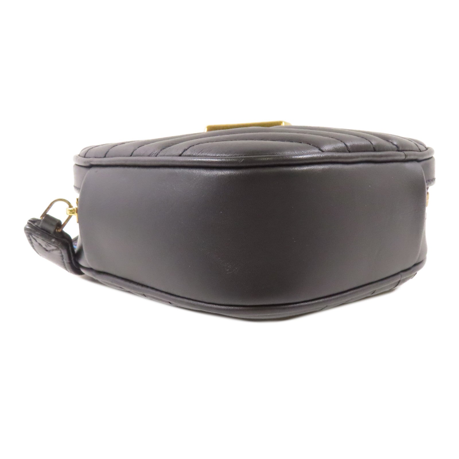 LOUIS VUITTON 牛皮皮革New Wave Heart Bag金扣肩背袋黑色